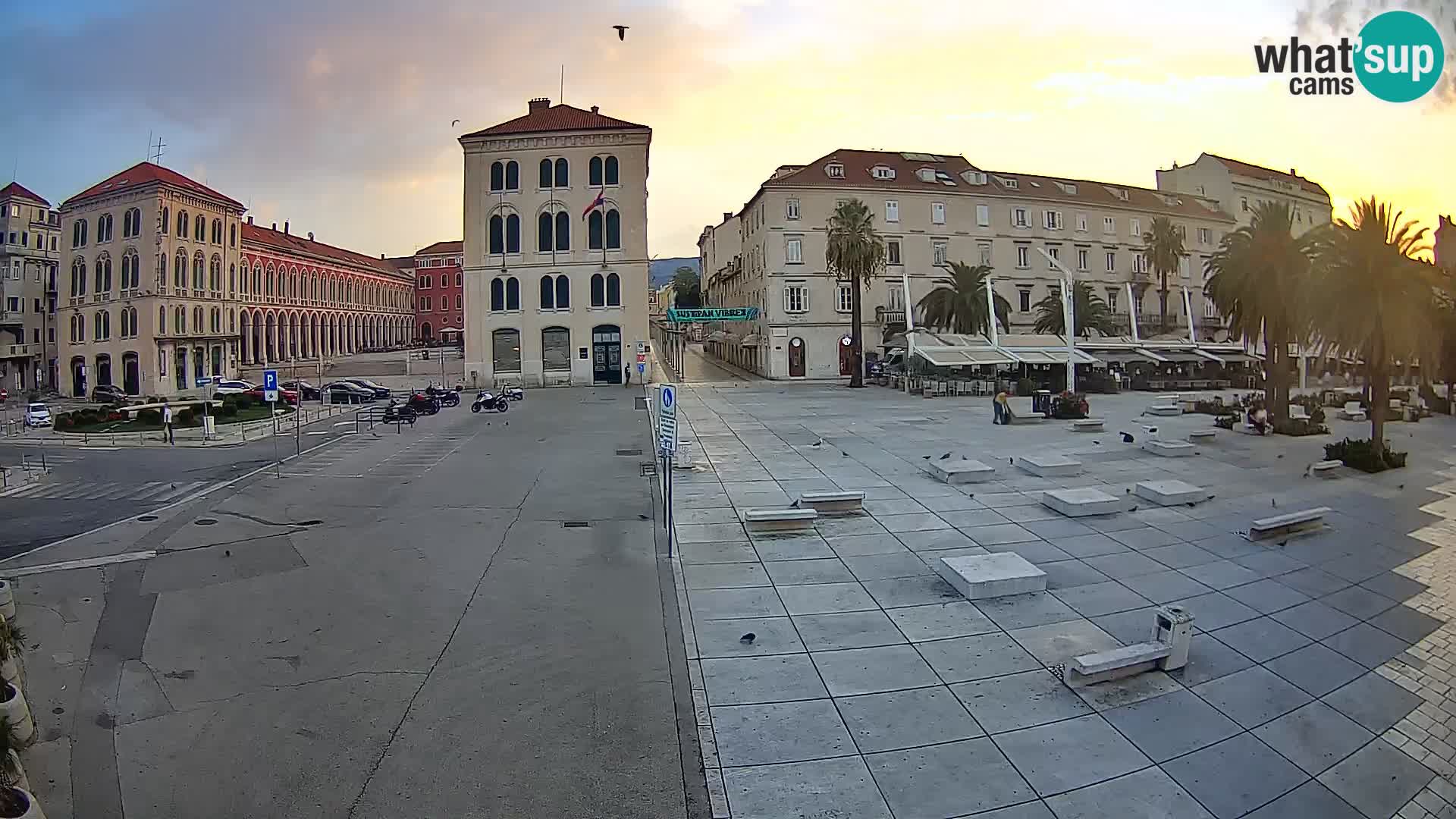 Webcam Spalato Riva – Prokurative | Piazza della Republika