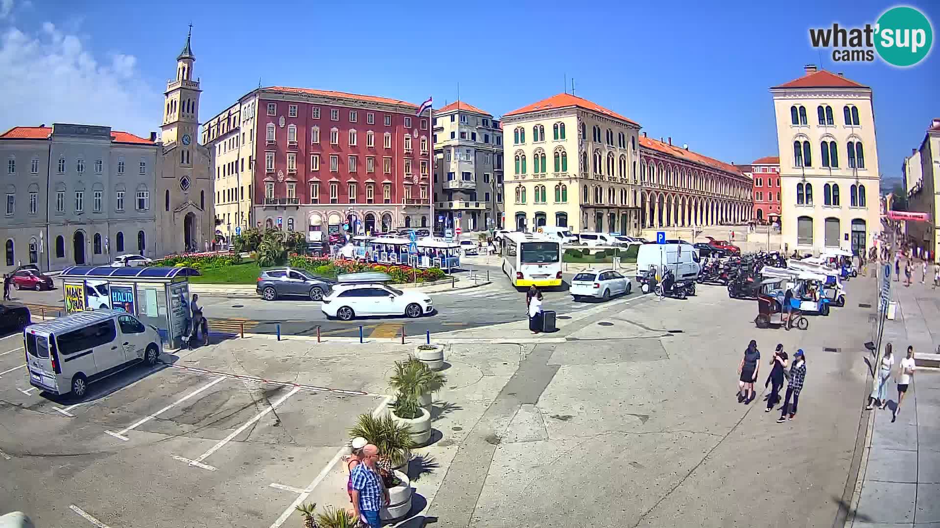 Webcam Split Riva – Prokurative | Trg Republike