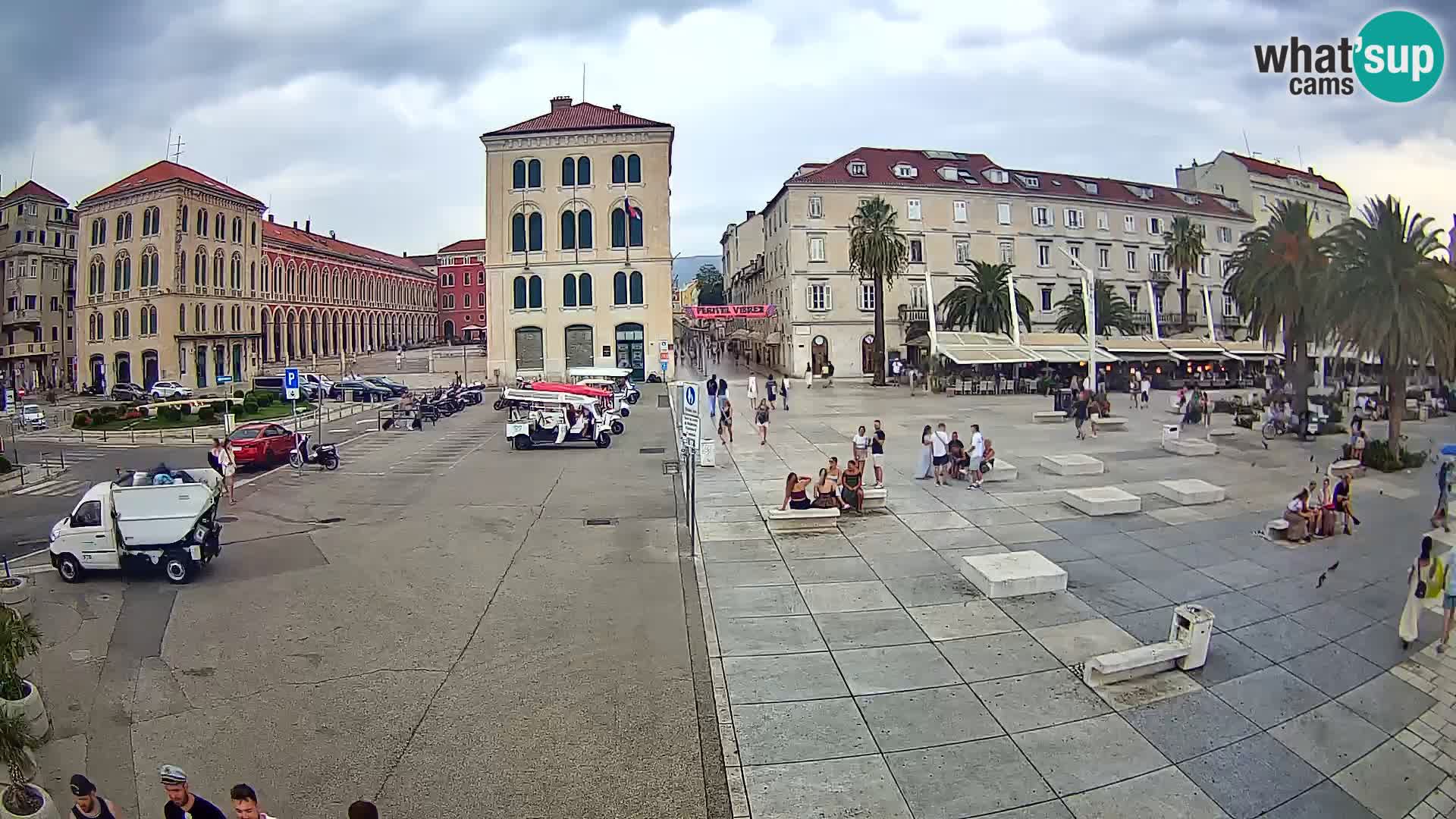 Webcam Split Riva – Prokurative | Trg Republike