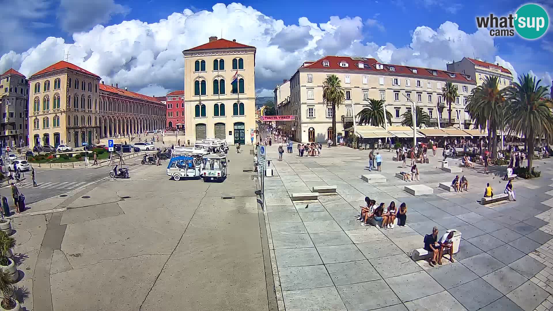 Webcam Split Riva – Prokurative | Trg Republike