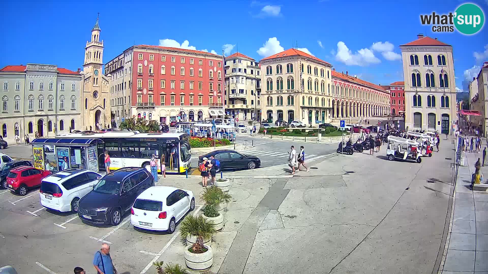Split kamera Riva – Prokurative | Trg Republike