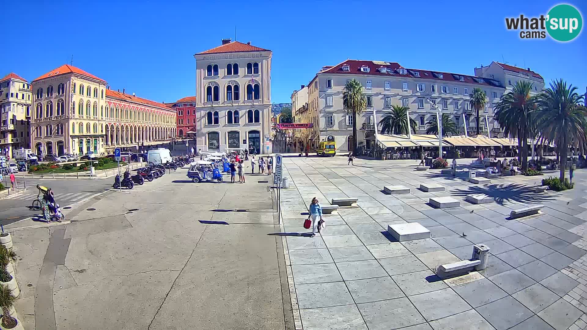 Webcam Split Riva – Prokurative | Trg Republike