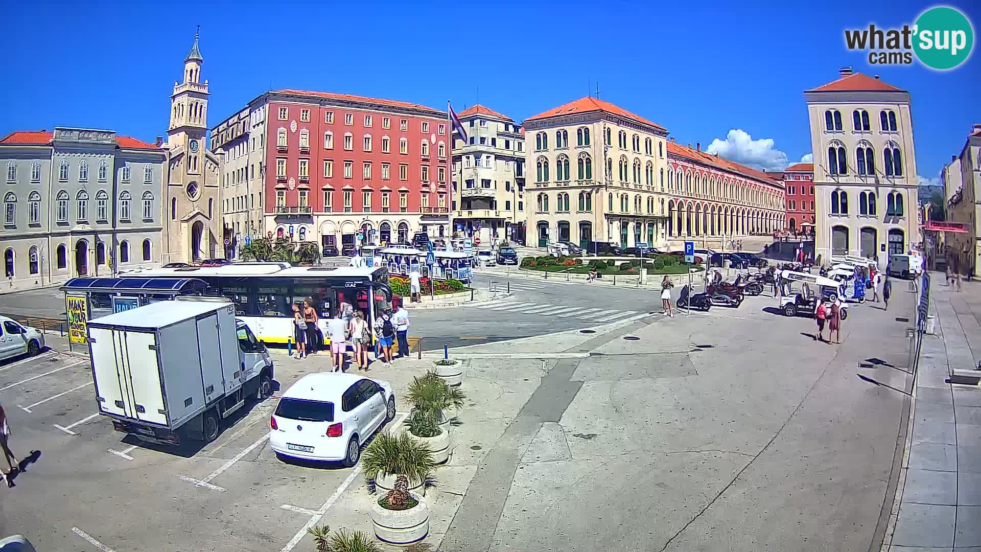 Webcam Split Riva – Prokurative | Trg Republike