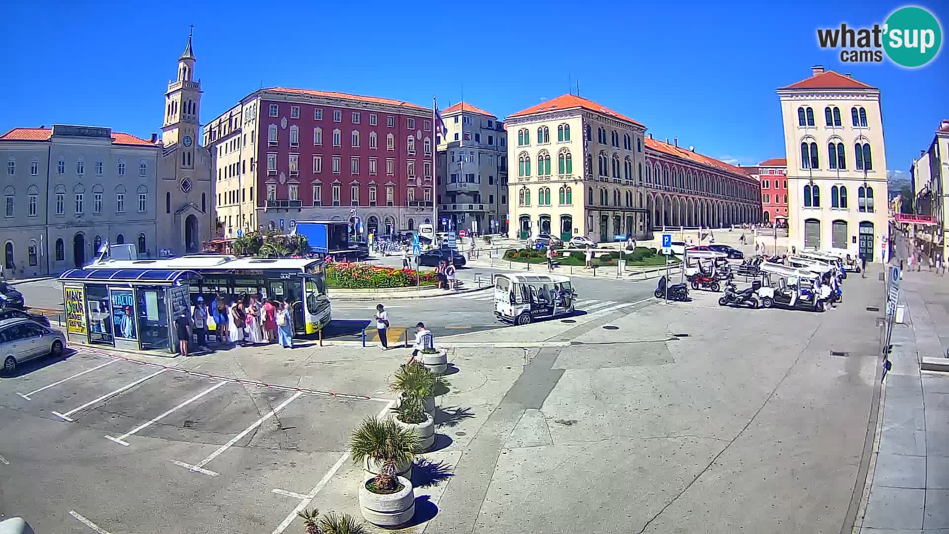 Webcam Spalato Riva – Prokurative | Piazza della Republika