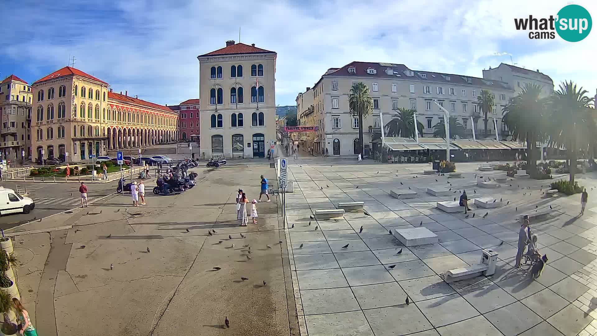 Webcam Split Riva – Prokurative | Trg Republike