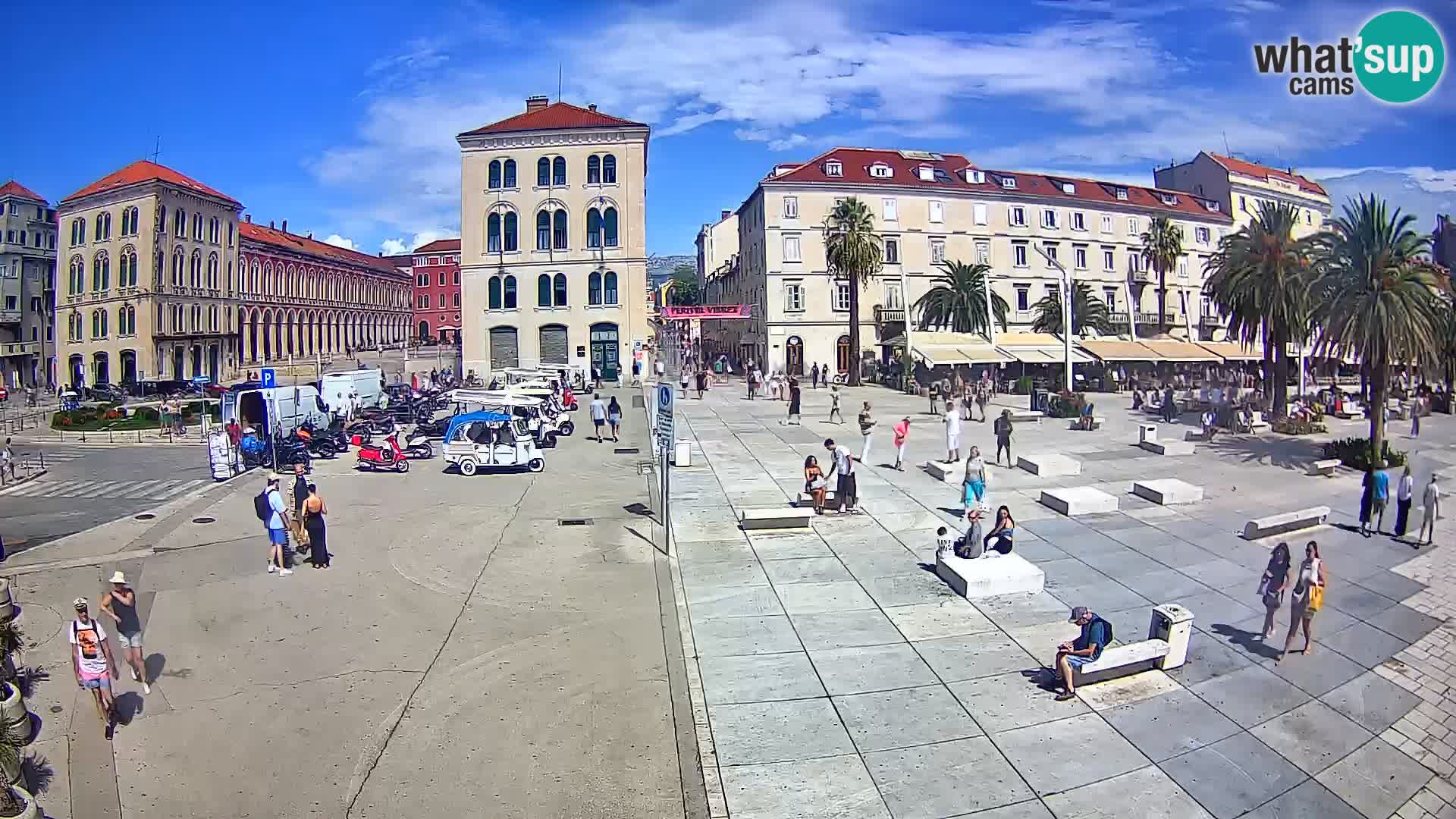 Webcam Split Riva – Prokurative | Trg Republike