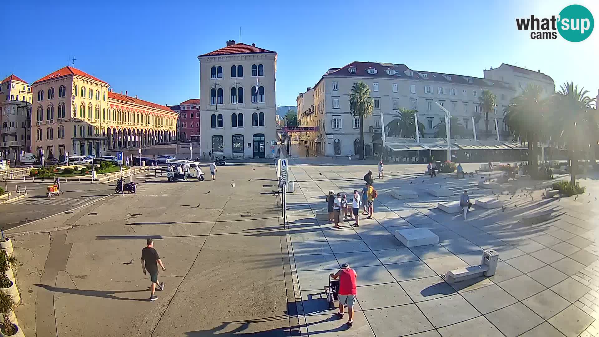 Webcam Spalato Riva – Prokurative | Piazza della Republika