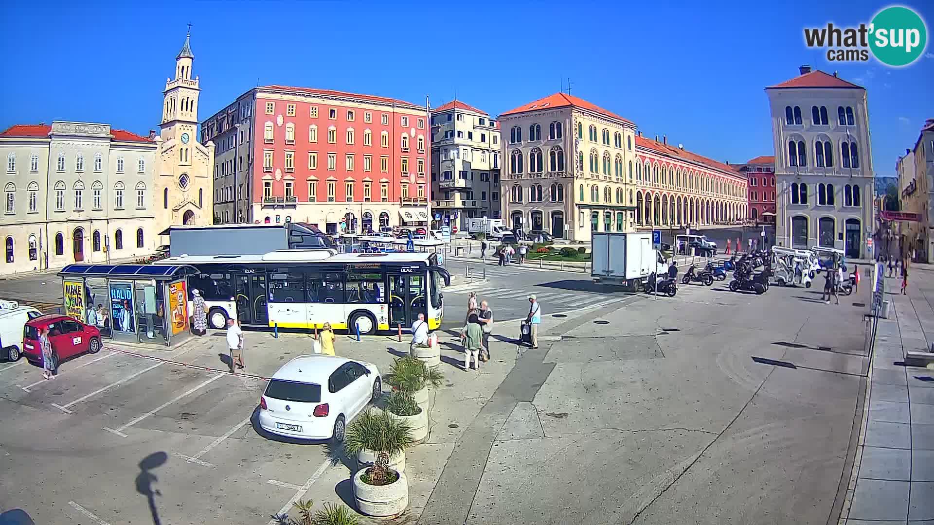 Webcam Split Riva – Prokurative | Trg Republike