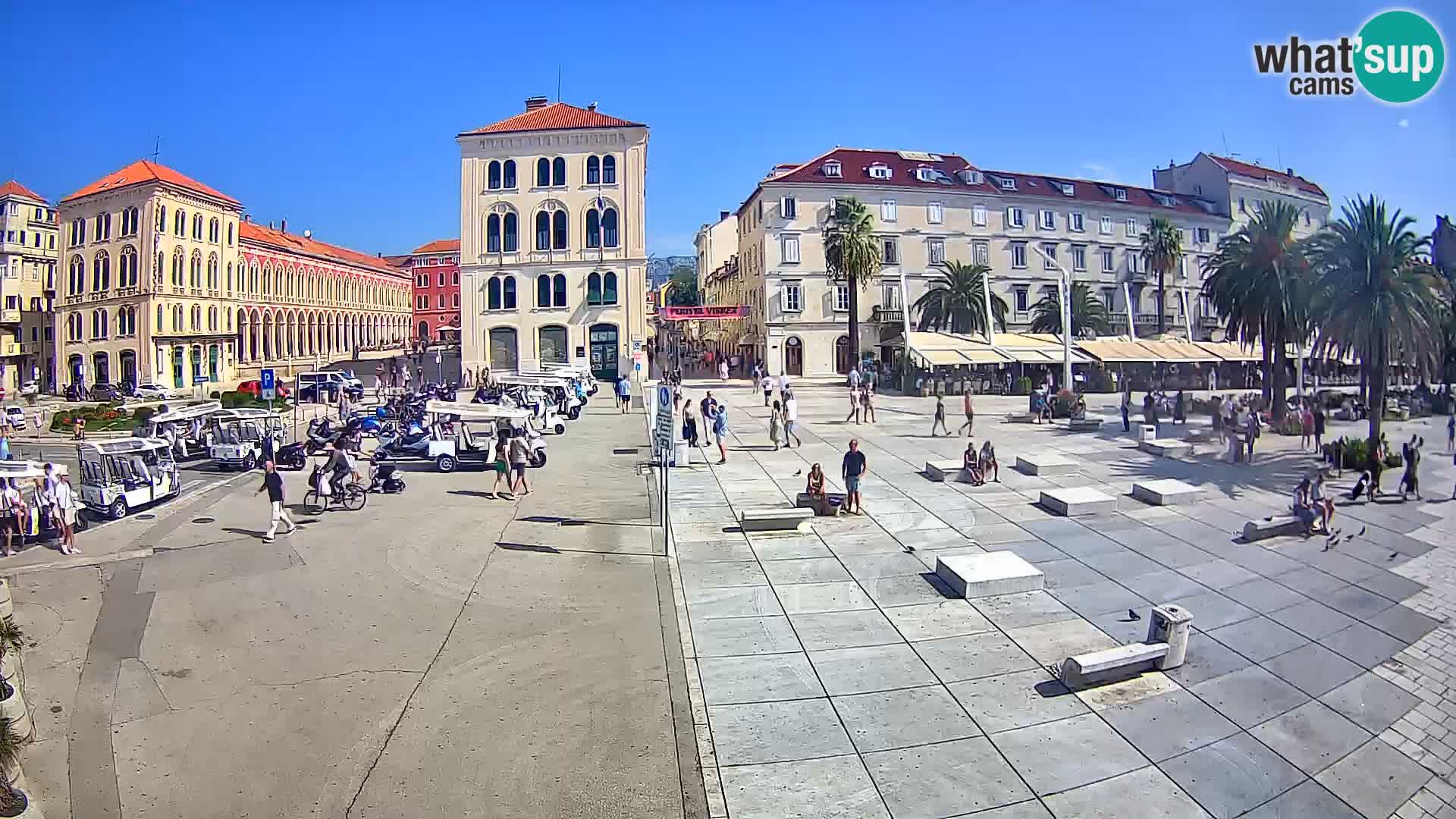 Webcam Split Riva – Prokurative | Trg Republike
