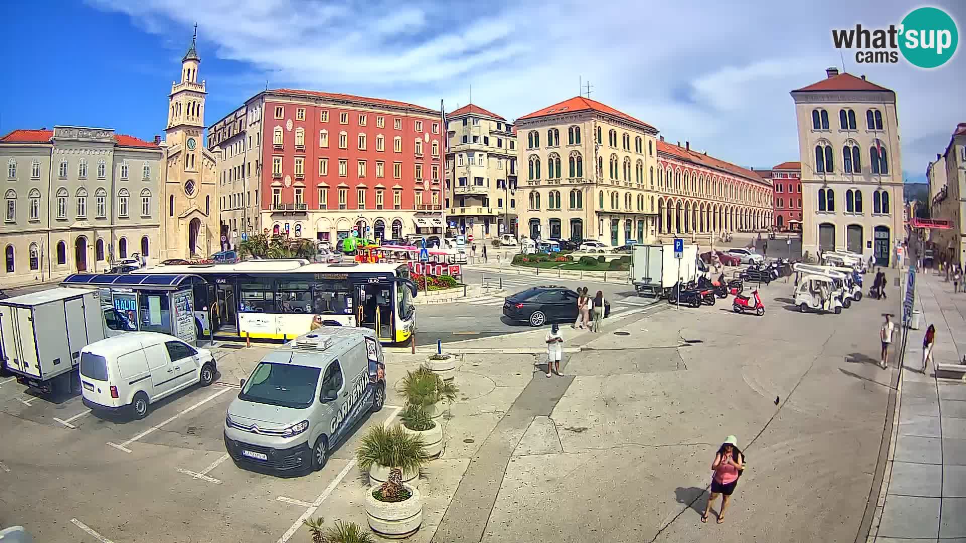 Webcam Split Riva – Prokurative | Trg Republike