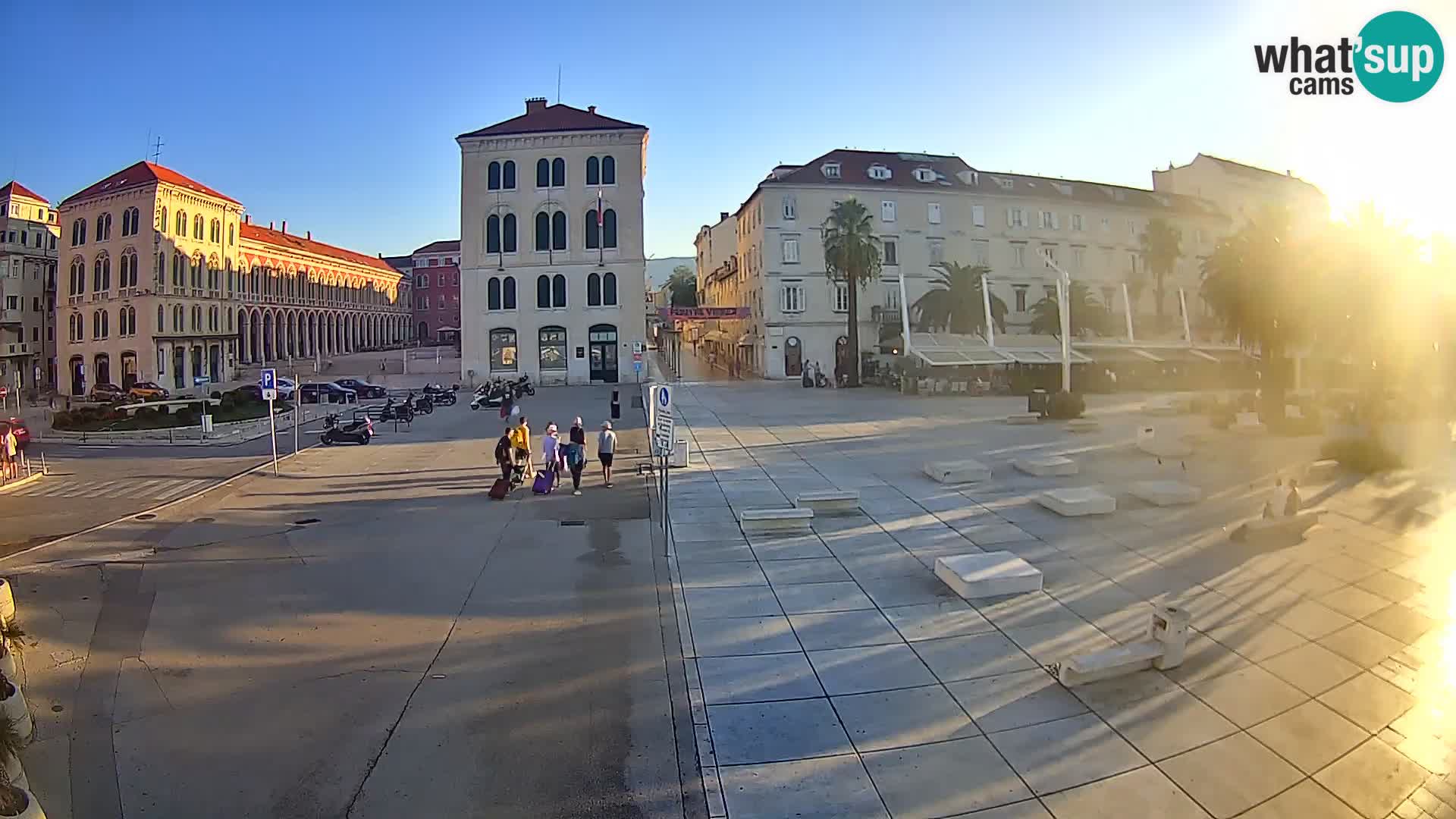 Webcam Split Riva – Prokurative | Trg Republike