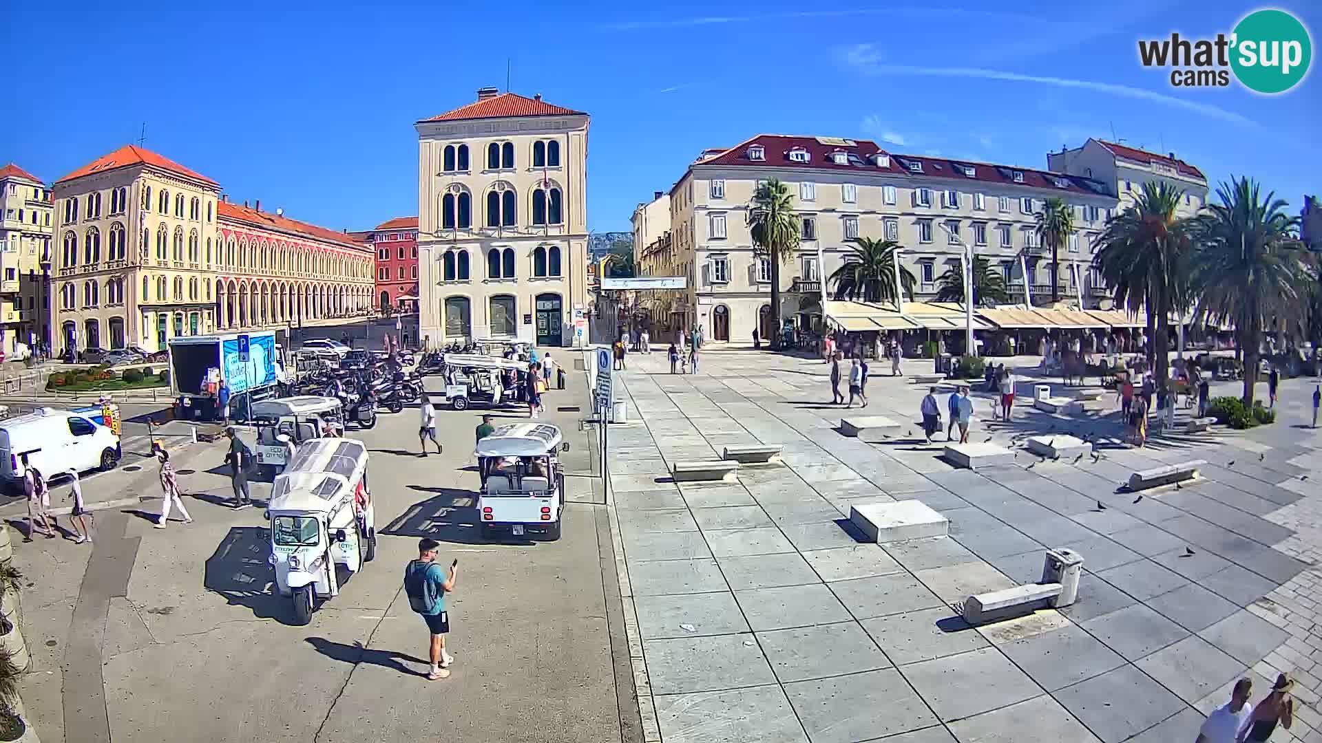Webcam Split Riva – Prokurative | Trg Republike