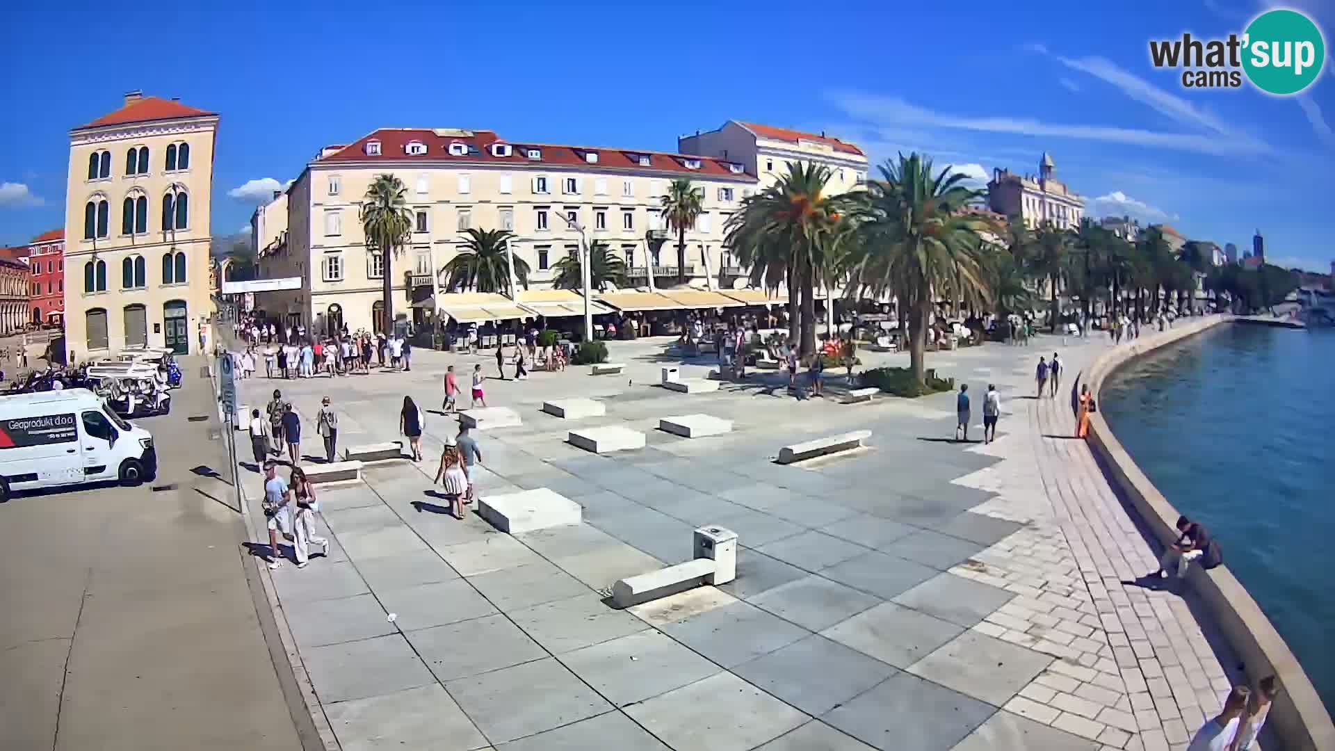 Webcam Split Riva – Prokurative | Trg Republike