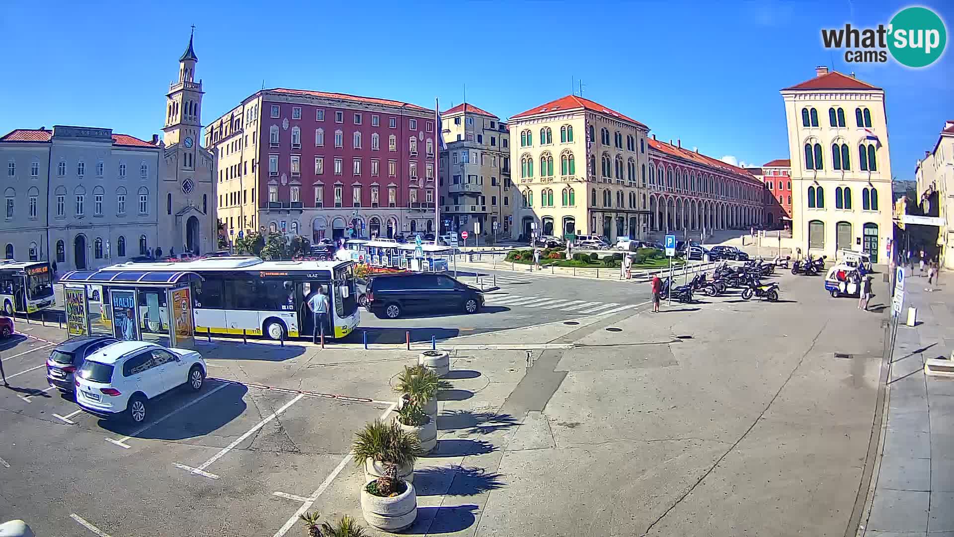 Webcam Split Riva – Prokurative | Trg Republike