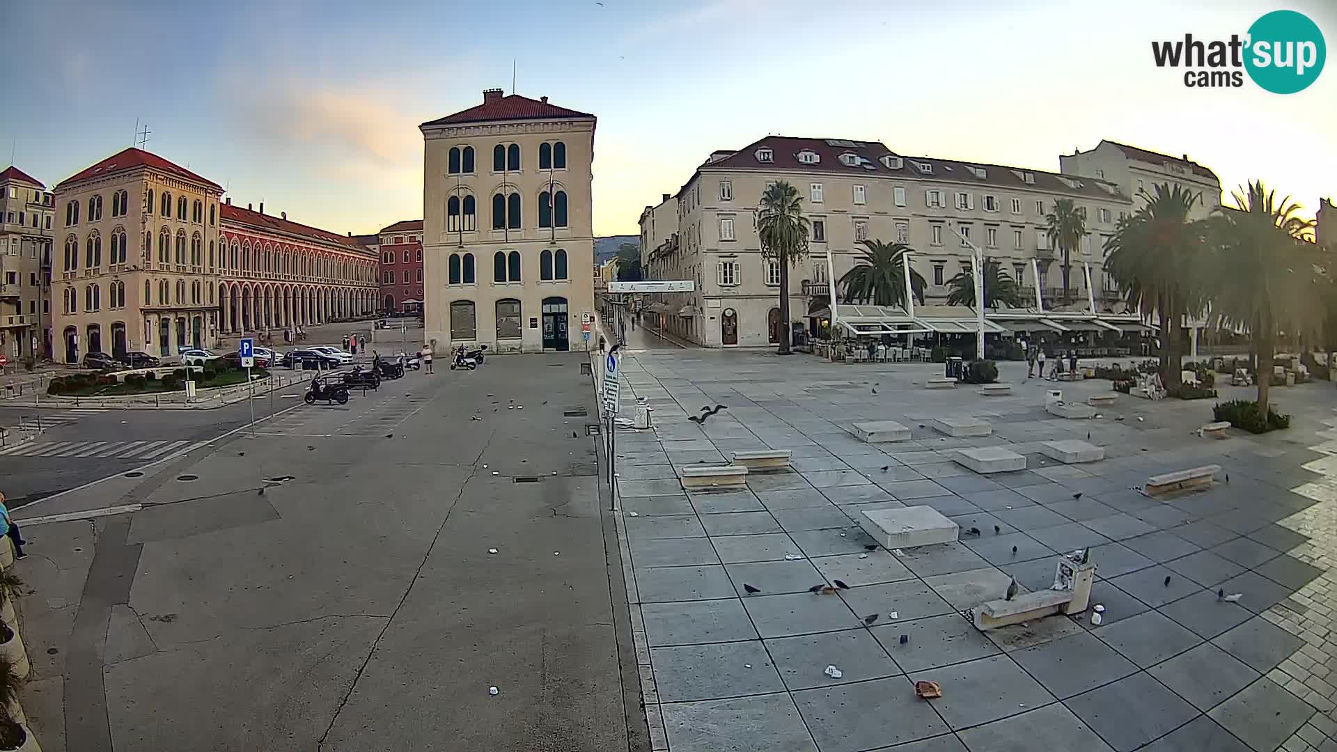 Webcam Split Riva – Prokurative | Trg Republike