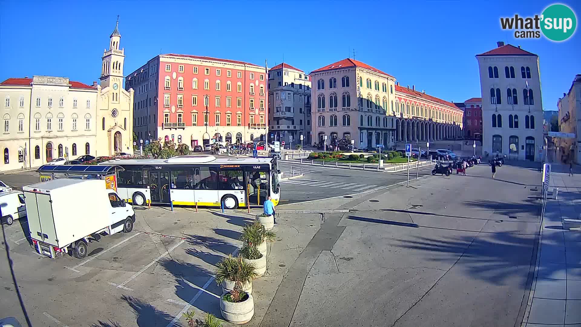 Webcam Split Riva – Prokurative | Trg Republike