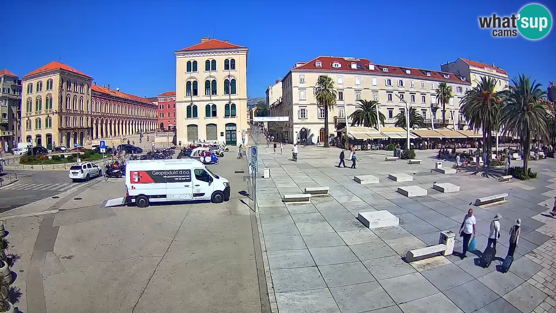 Webcam Split Riva – Prokurative | Trg Republike