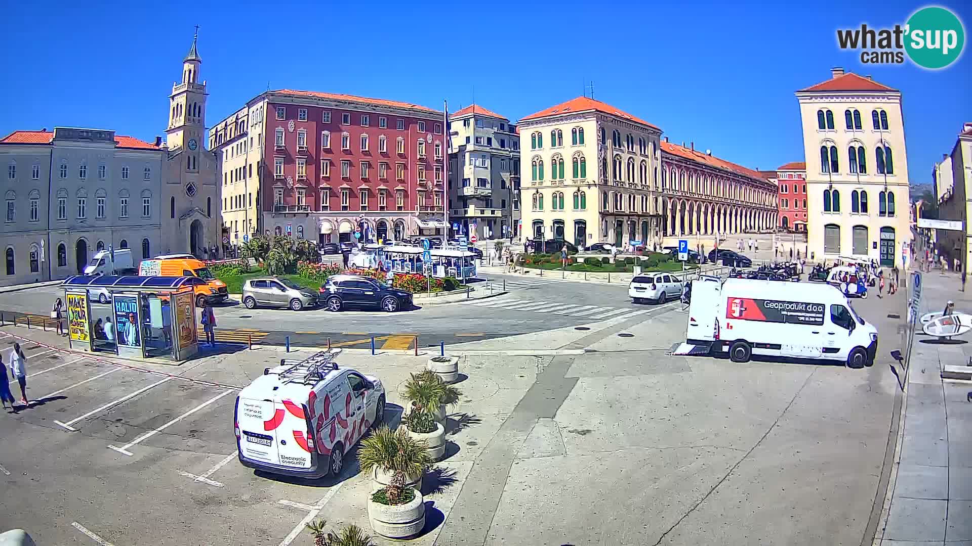 Webcam Split Riva – Prokurative | Trg Republike