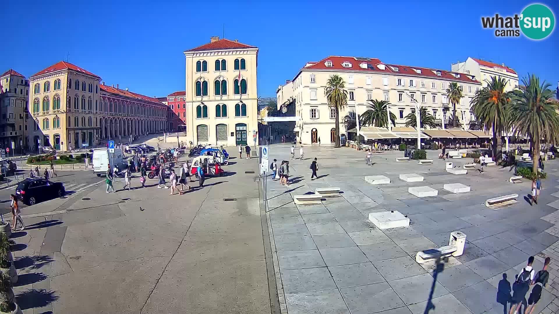 Webcam Split Riva – Prokurative | Trg Republike