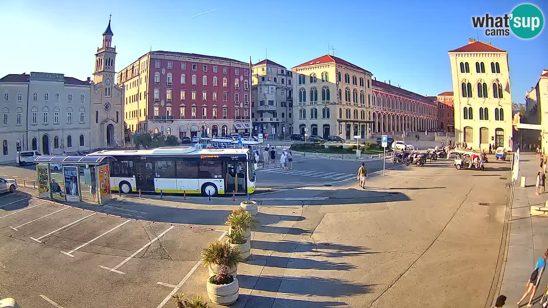 Webcam Split Riva – Prokurative | Plaza de la República