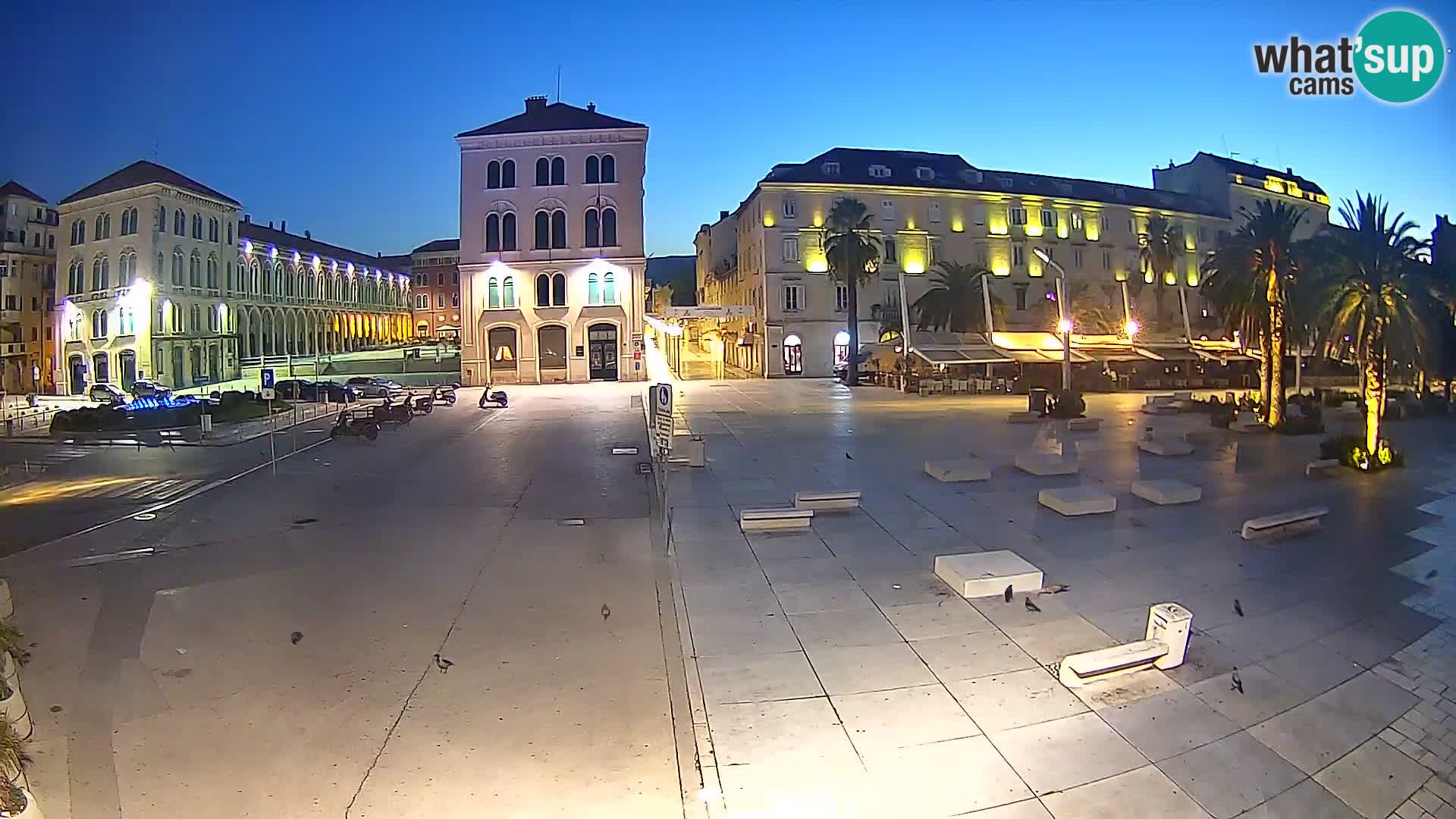 Webcam Split Riva – Prokurative | Trg Republike