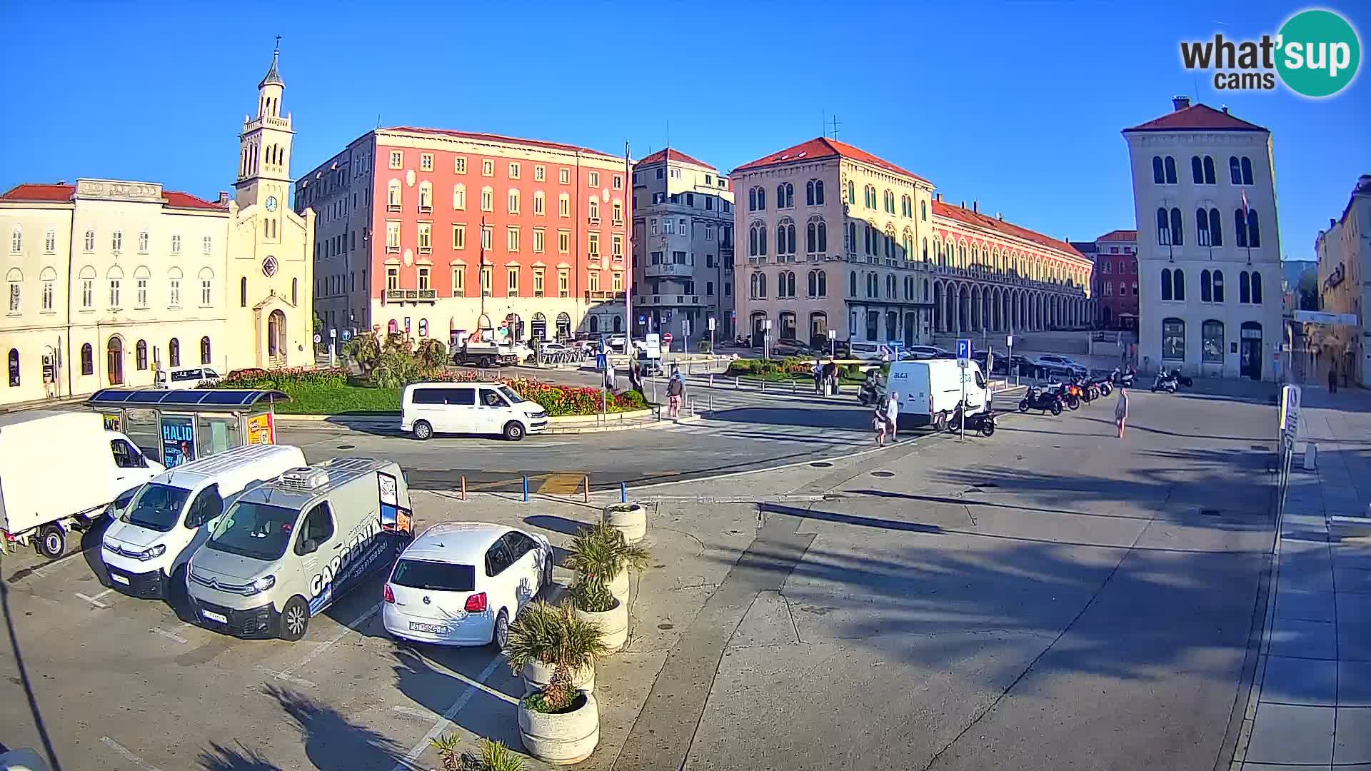 Webcam Split Riva – Prokurative | Trg Republike