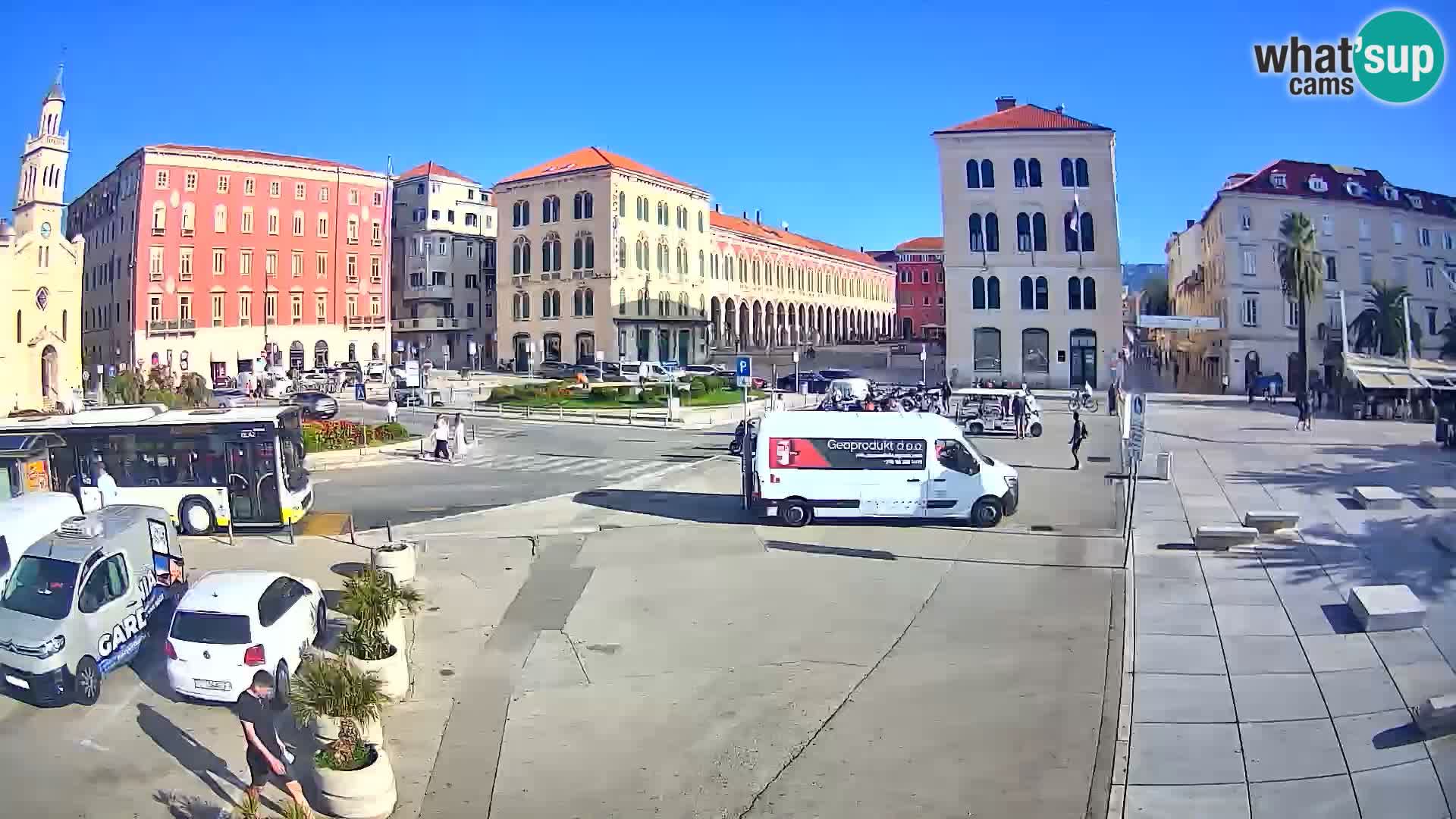 Webcam Spalato Riva – Prokurative | Piazza della Republika