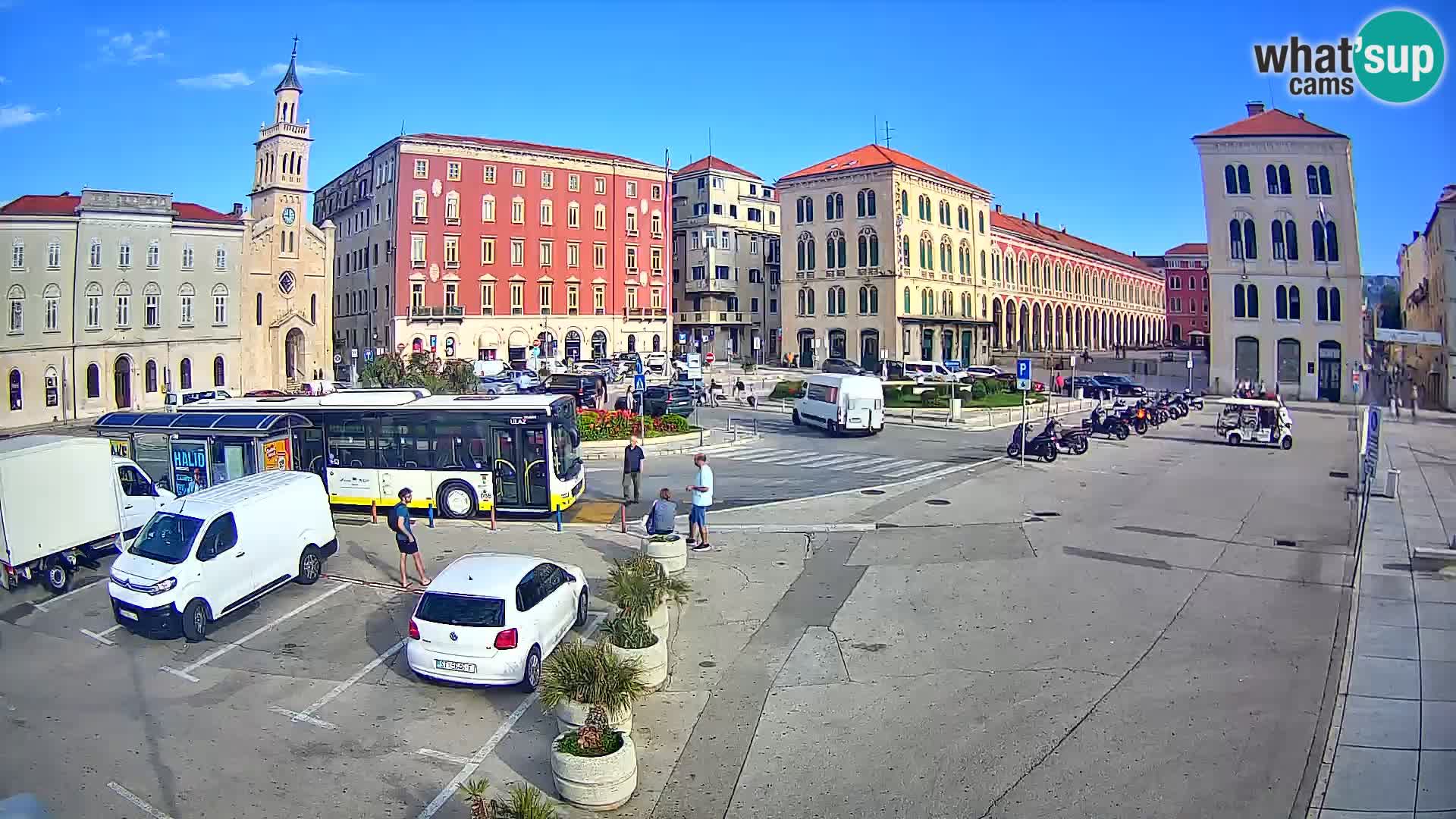Webcam Spalato Riva – Prokurative | Piazza della Republika