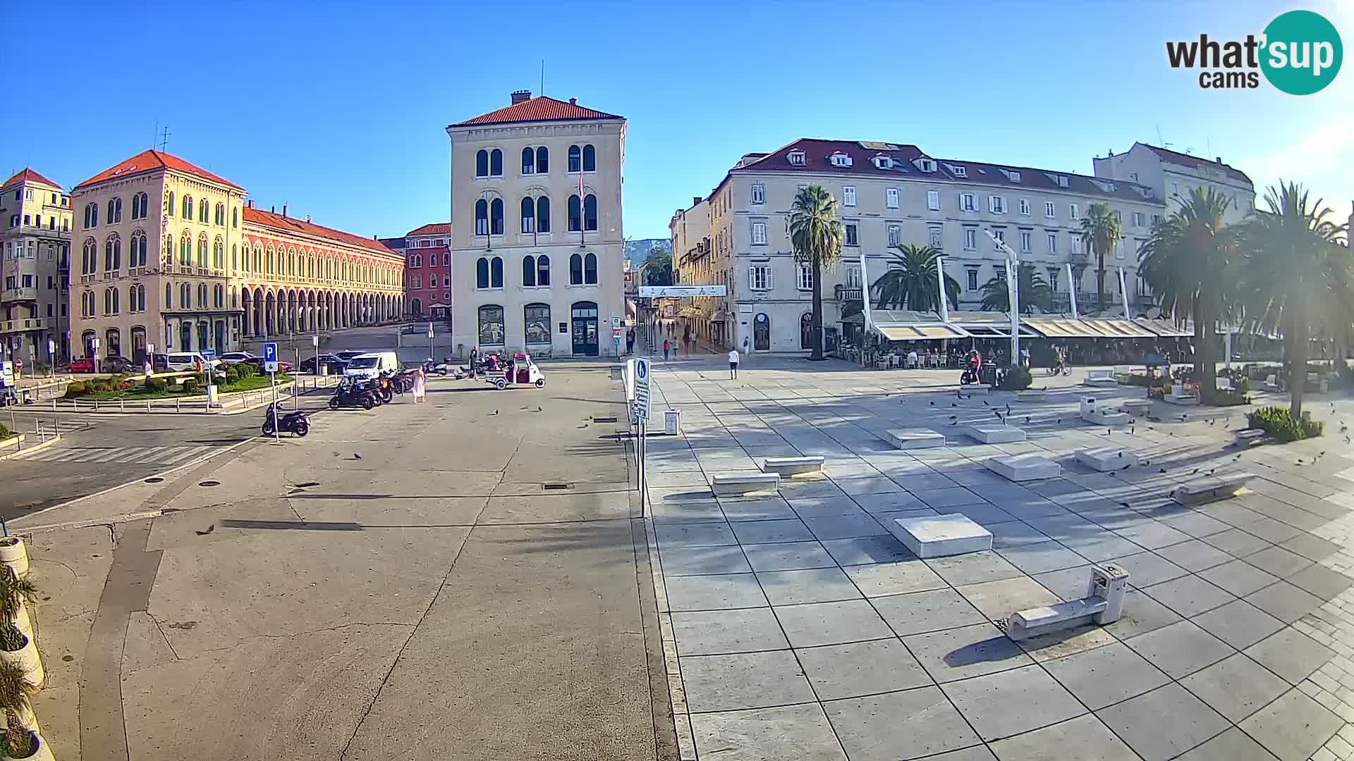 Webcam Split Riva – Prokurative | Trg Republike