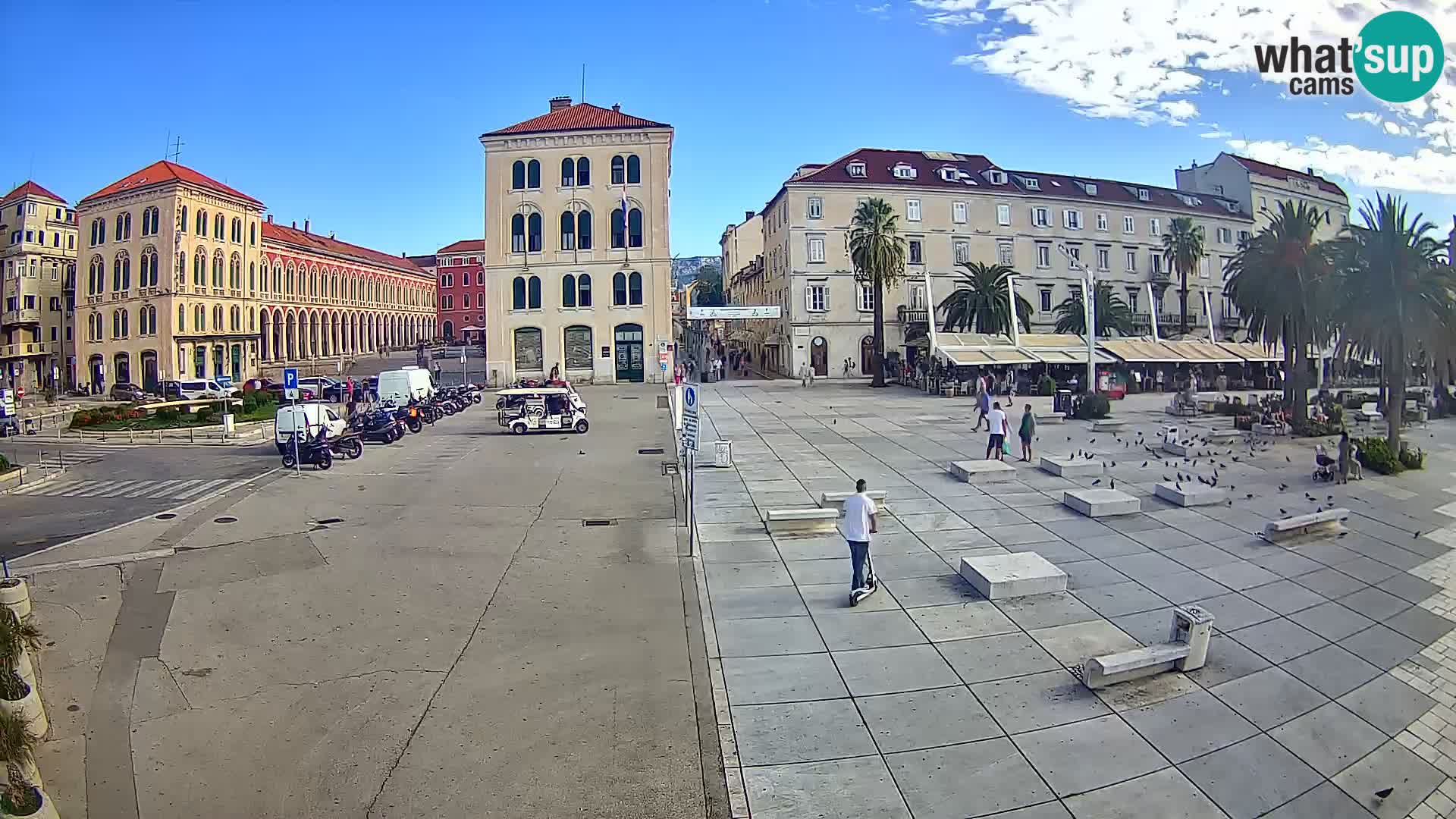 Webcam Split Riva – Prokurative | Trg Republike