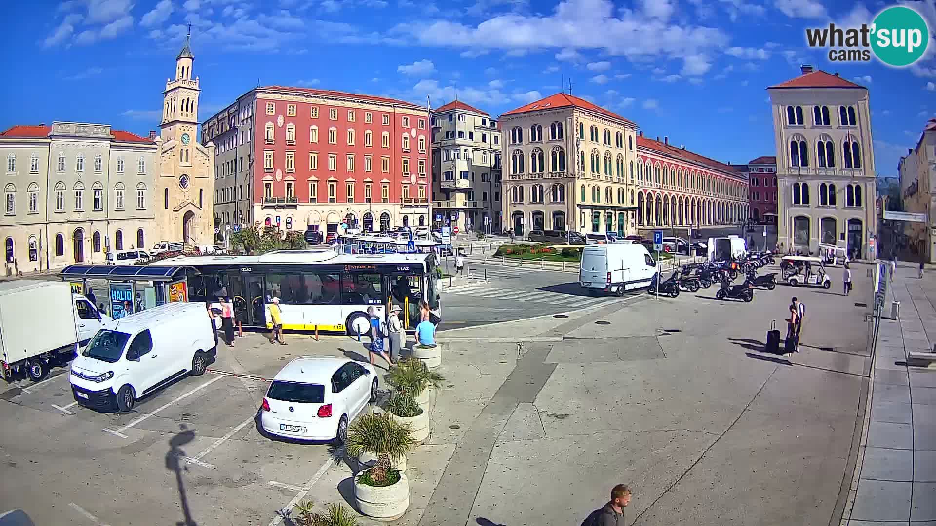 Webcam Spalato Riva – Prokurative | Piazza della Republika