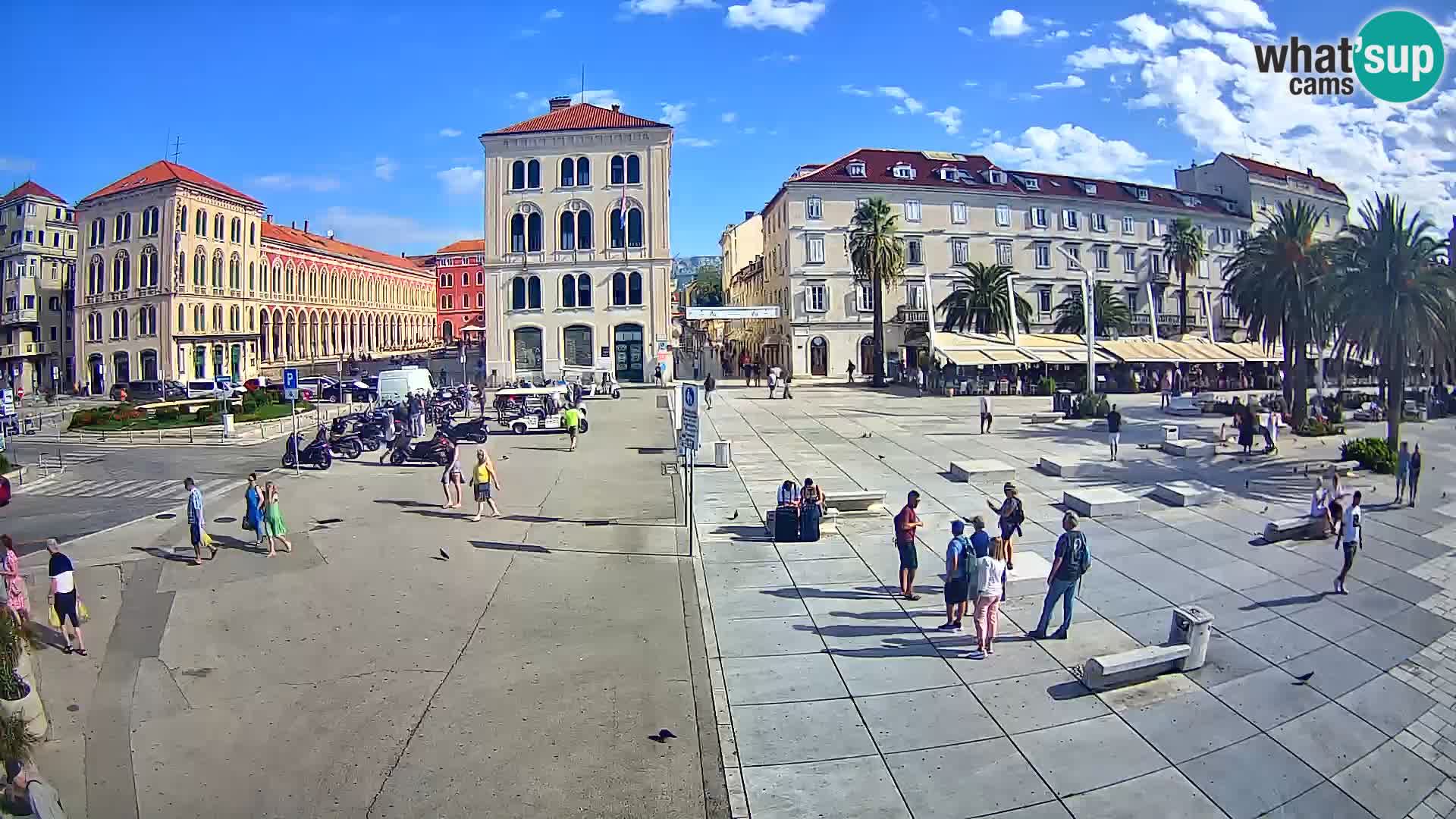 Webcam Split Riva – Prokurative | Trg Republike