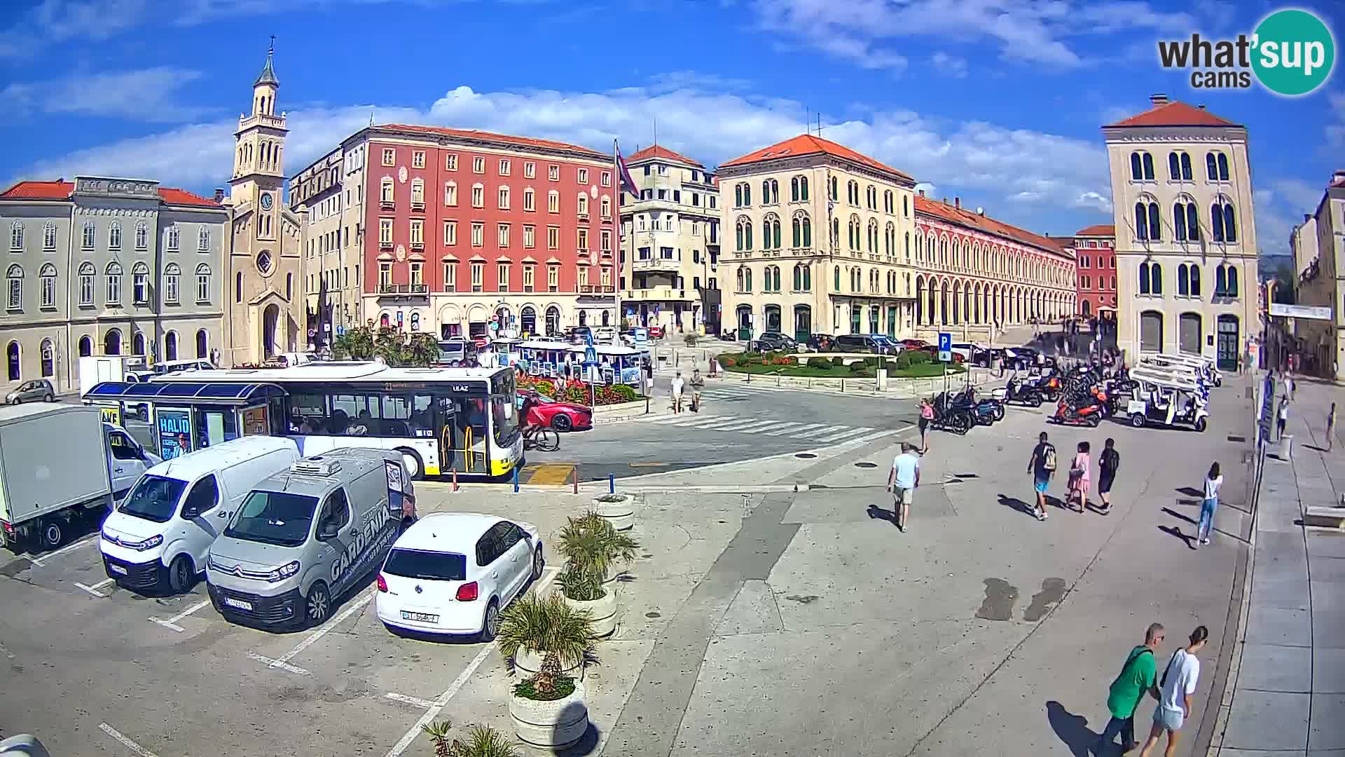 Webcam Split Riva – Prokurative | Trg Republike