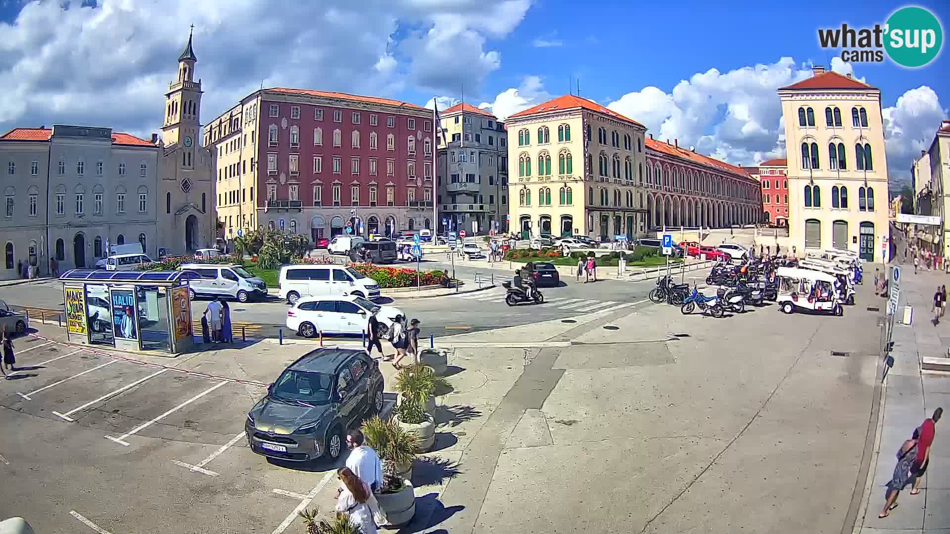 Webcam Split Riva – Prokurative | Trg Republike
