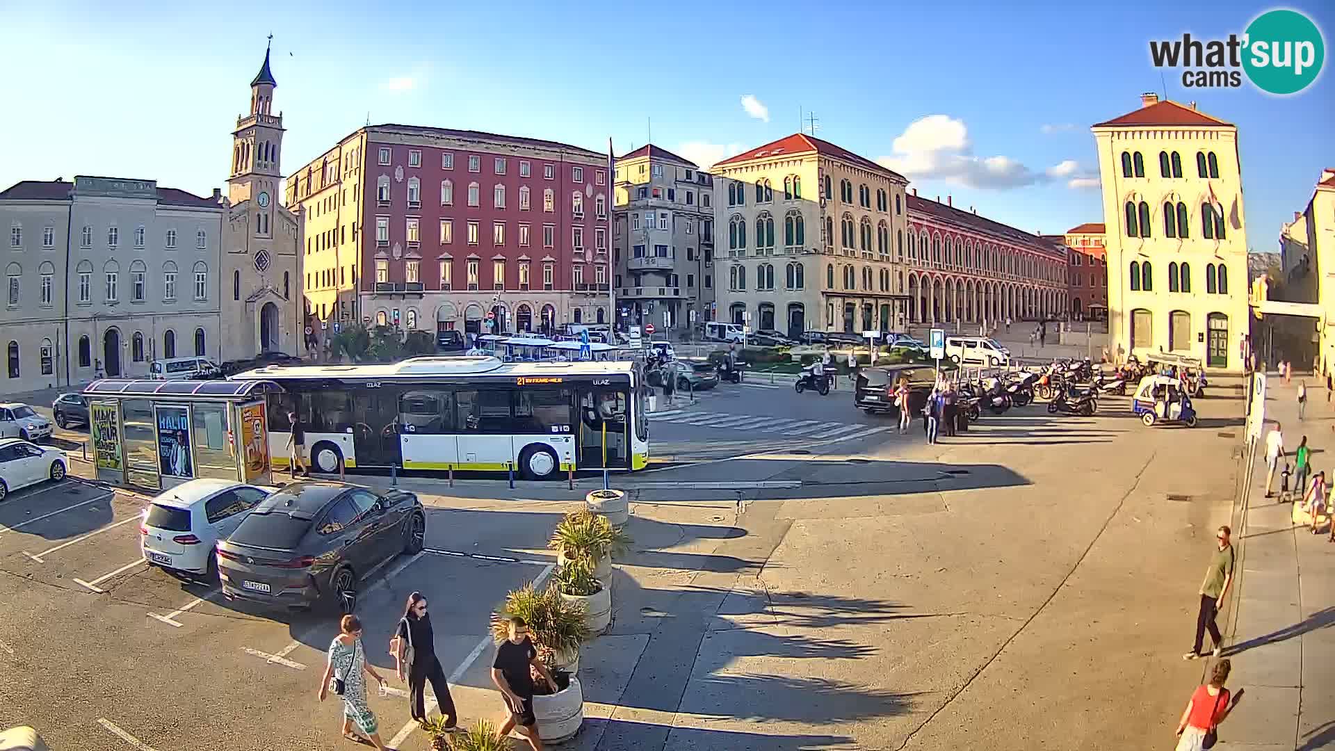 Webcam Spalato Riva – Prokurative | Piazza della Republika