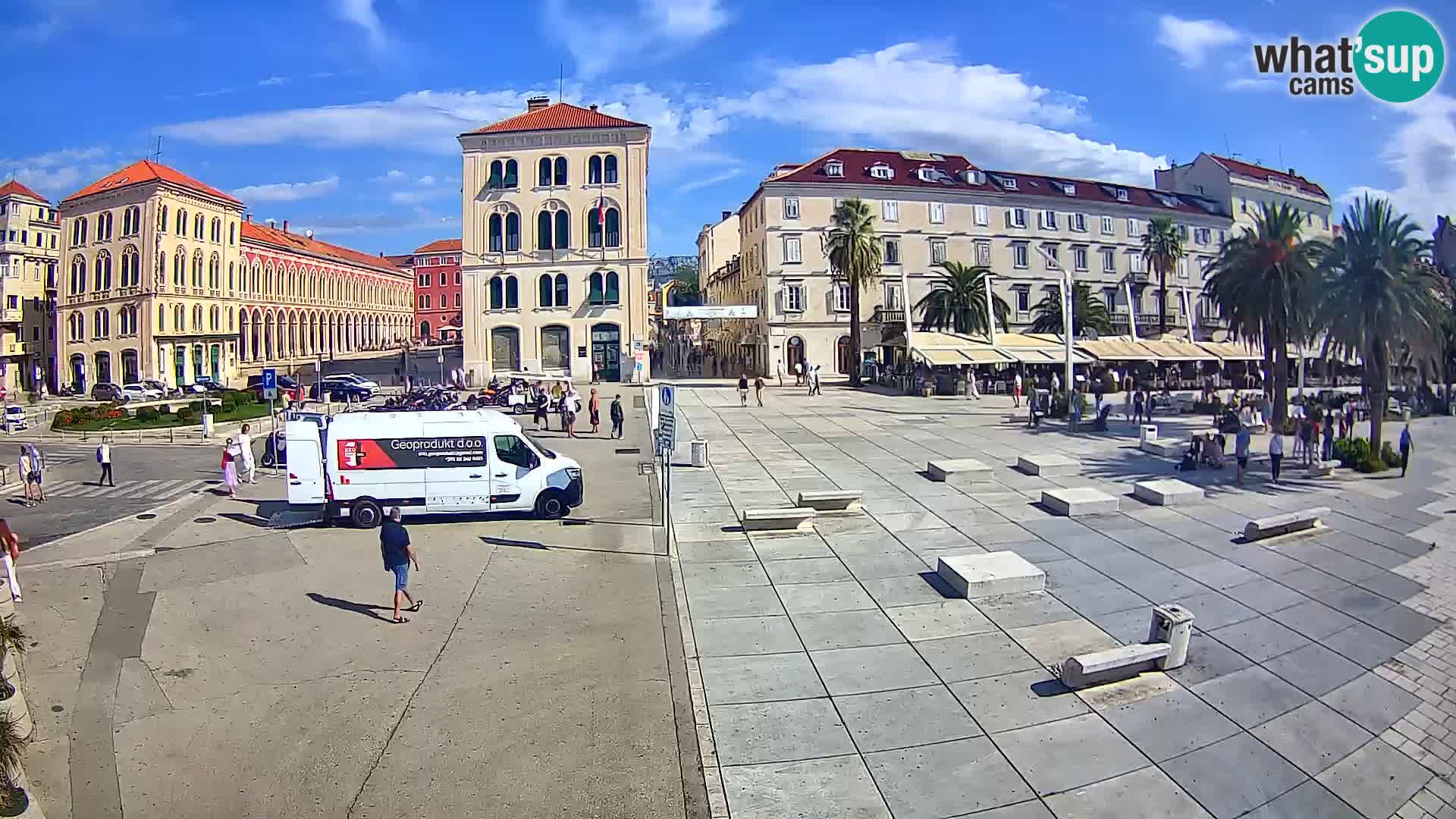 Webcam Split Riva – Prokurative | Trg Republike