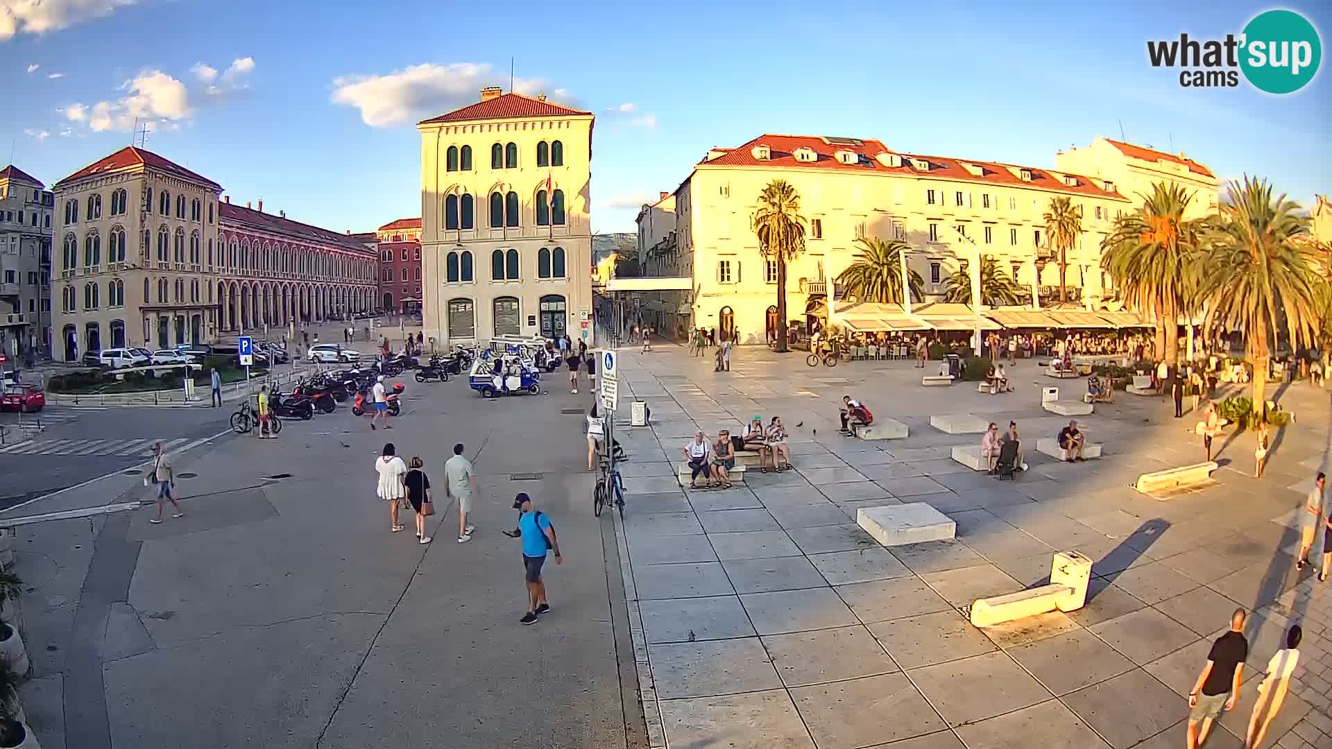 Webcam Spalato Riva – Prokurative | Piazza della Republika
