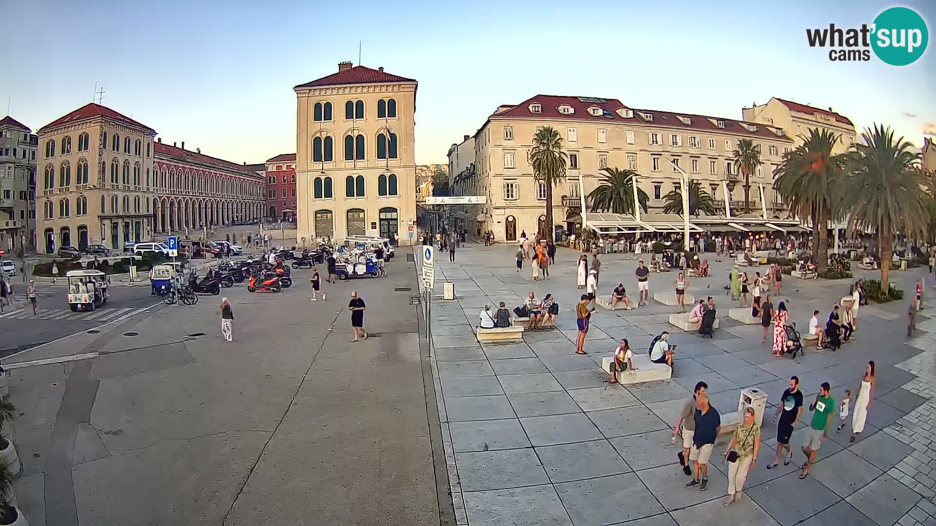 Webcam Spalato Riva – Prokurative | Piazza della Republika