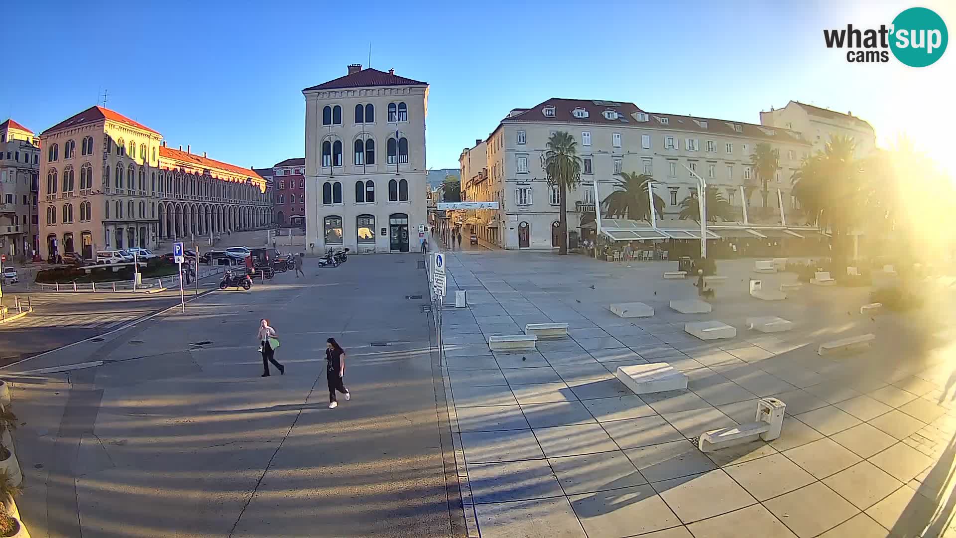 Webcam Spalato Riva – Prokurative | Piazza della Republika