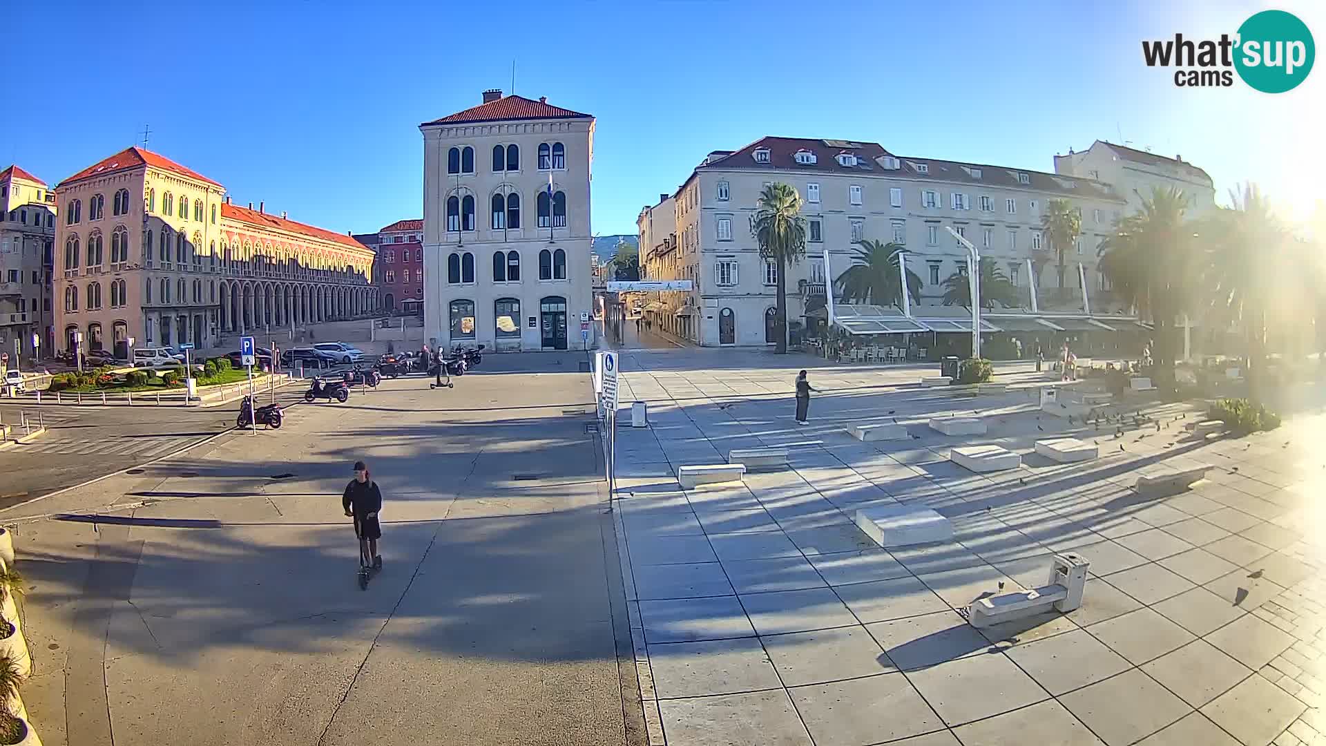 Webcam Split Riva – Prokurative | Trg Republike
