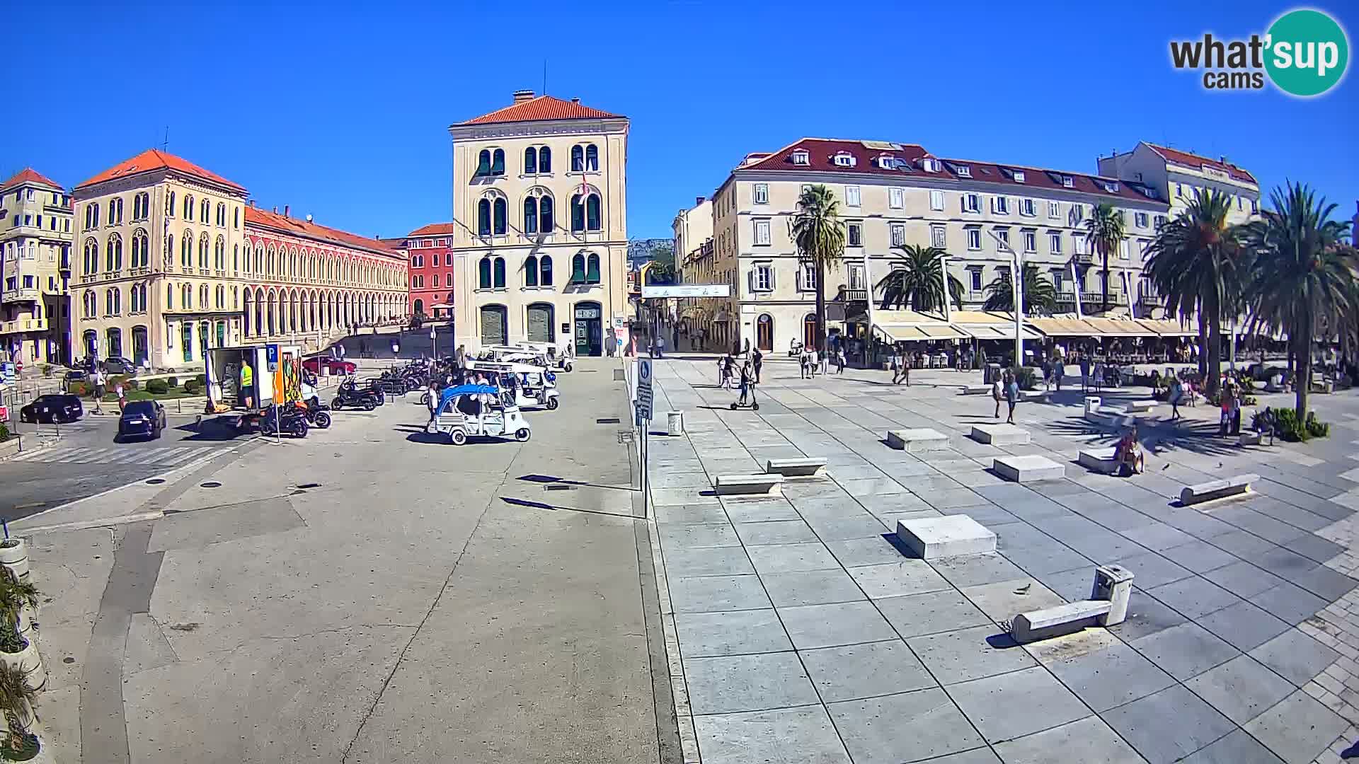 Webcam Split Riva – Prokurative | Trg Republike