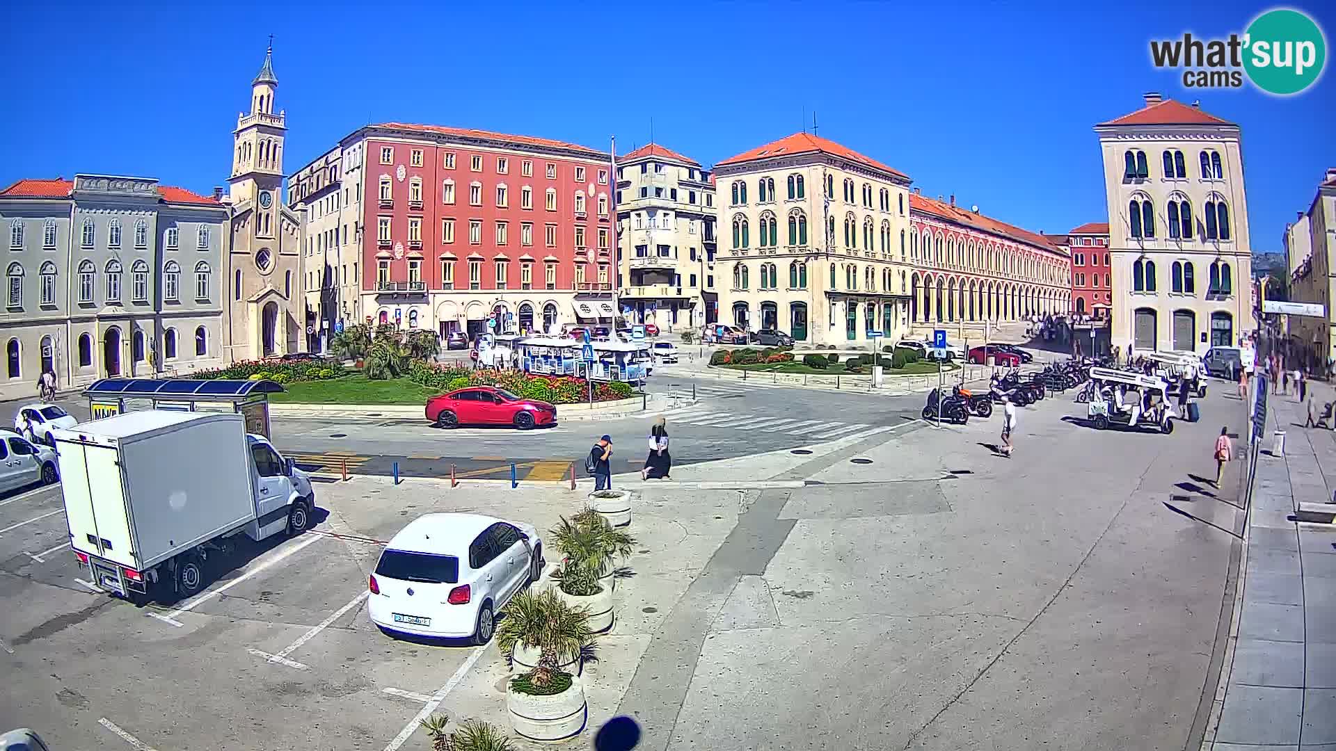 Webcam Split Riva – Prokurative | Trg Republike