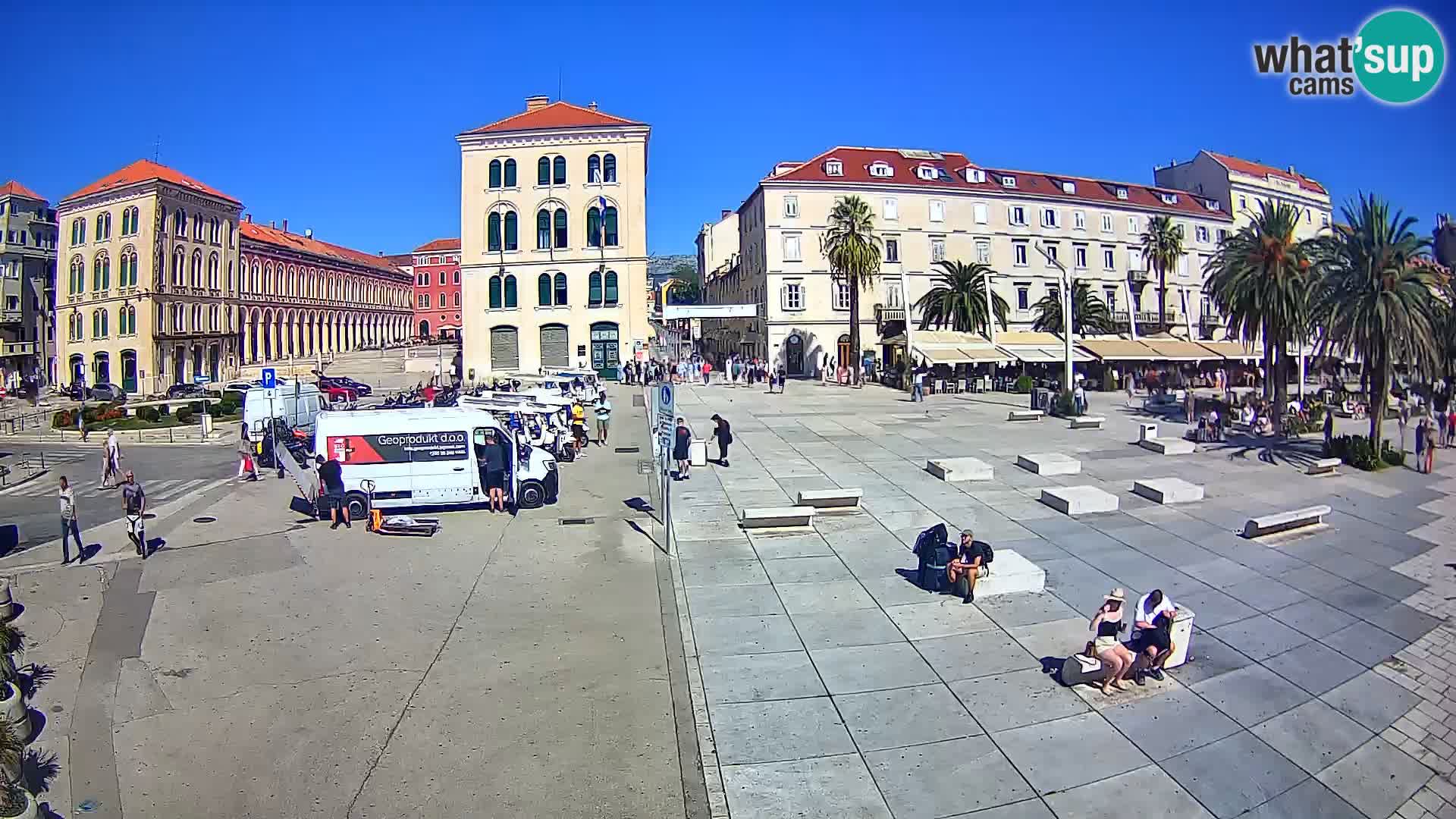 Webcam Spalato Riva – Prokurative | Piazza della Republika