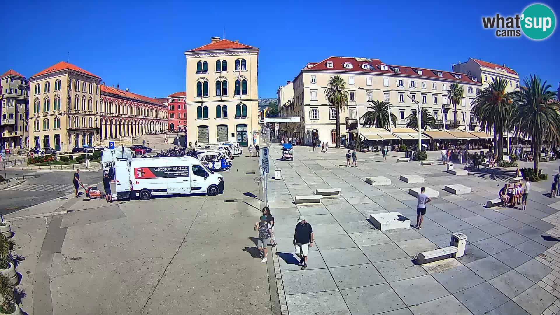 Webcam Spalato Riva – Prokurative | Piazza della Republika