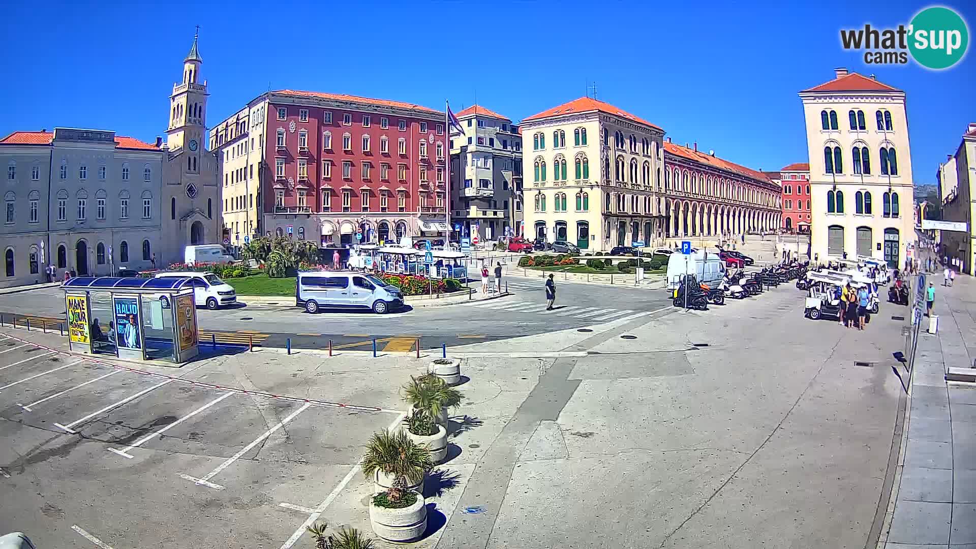 Webcam Spalato Riva – Prokurative | Piazza della Republika