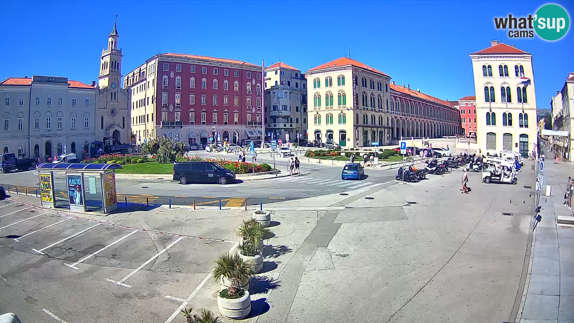 Webcam Split Riva – Prokurative | Trg Republike