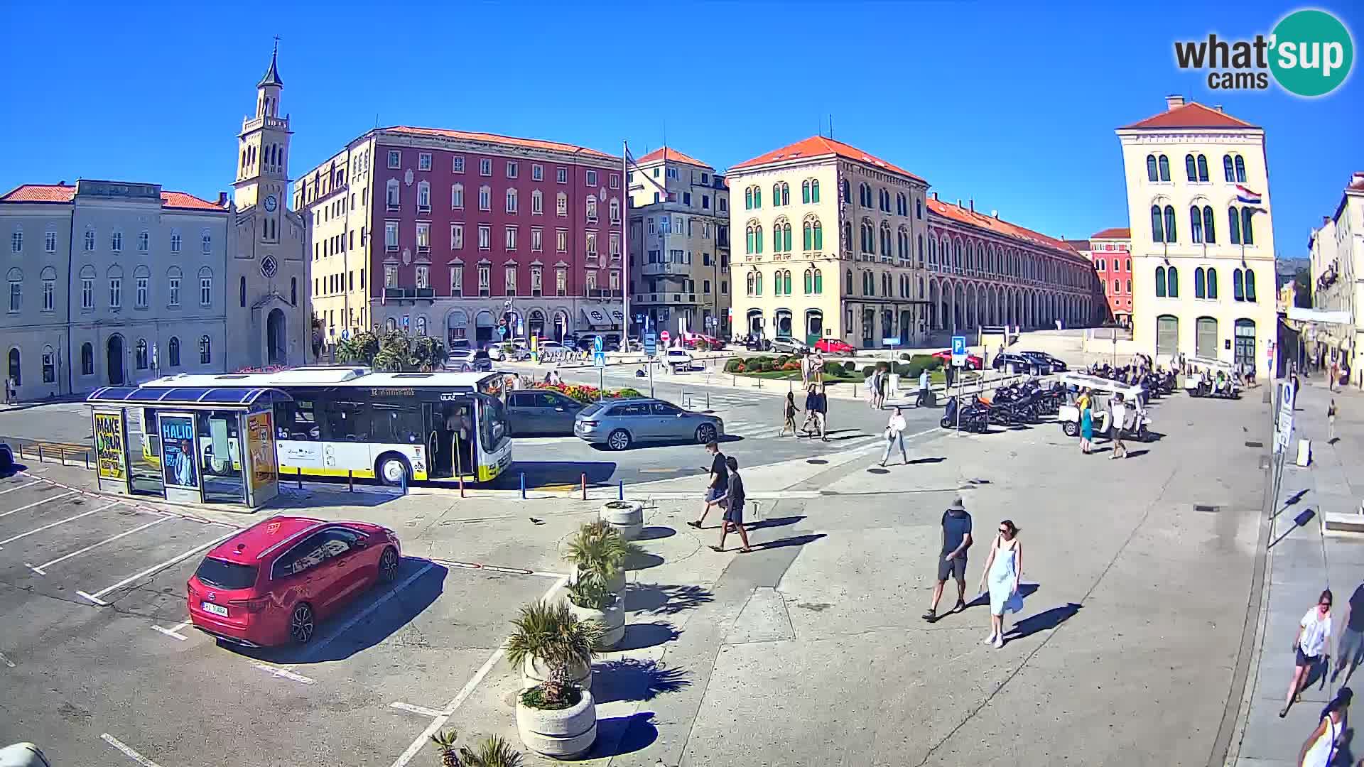 Webcam Split Riva – Prokurative | Trg Republike