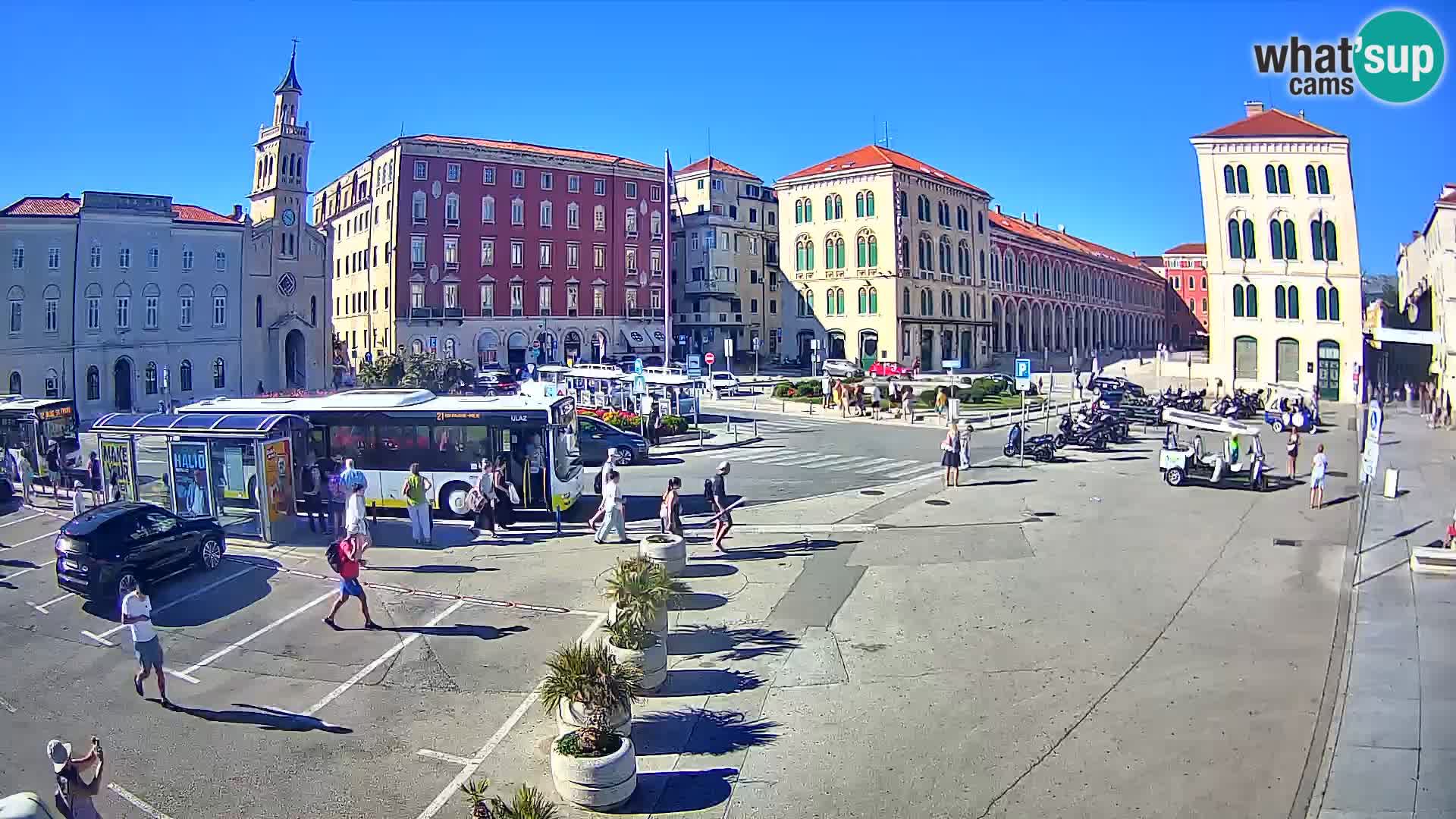 Webcam Spalato Riva – Prokurative | Piazza della Republika