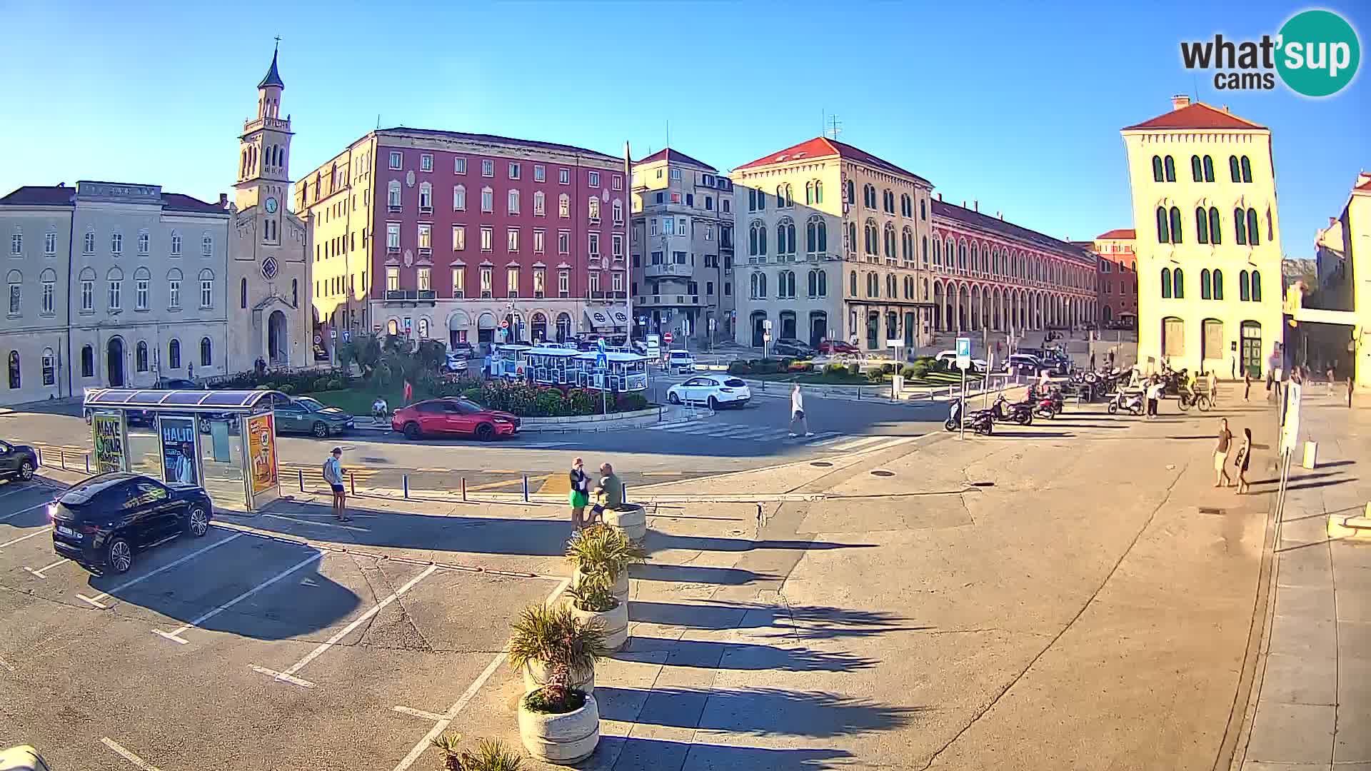 Webcam Split Riva – Prokurative | Trg Republike