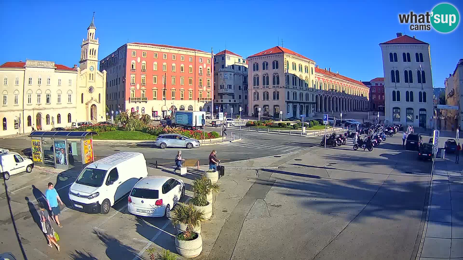 Webcam Split Riva – Prokurative | Trg Republike